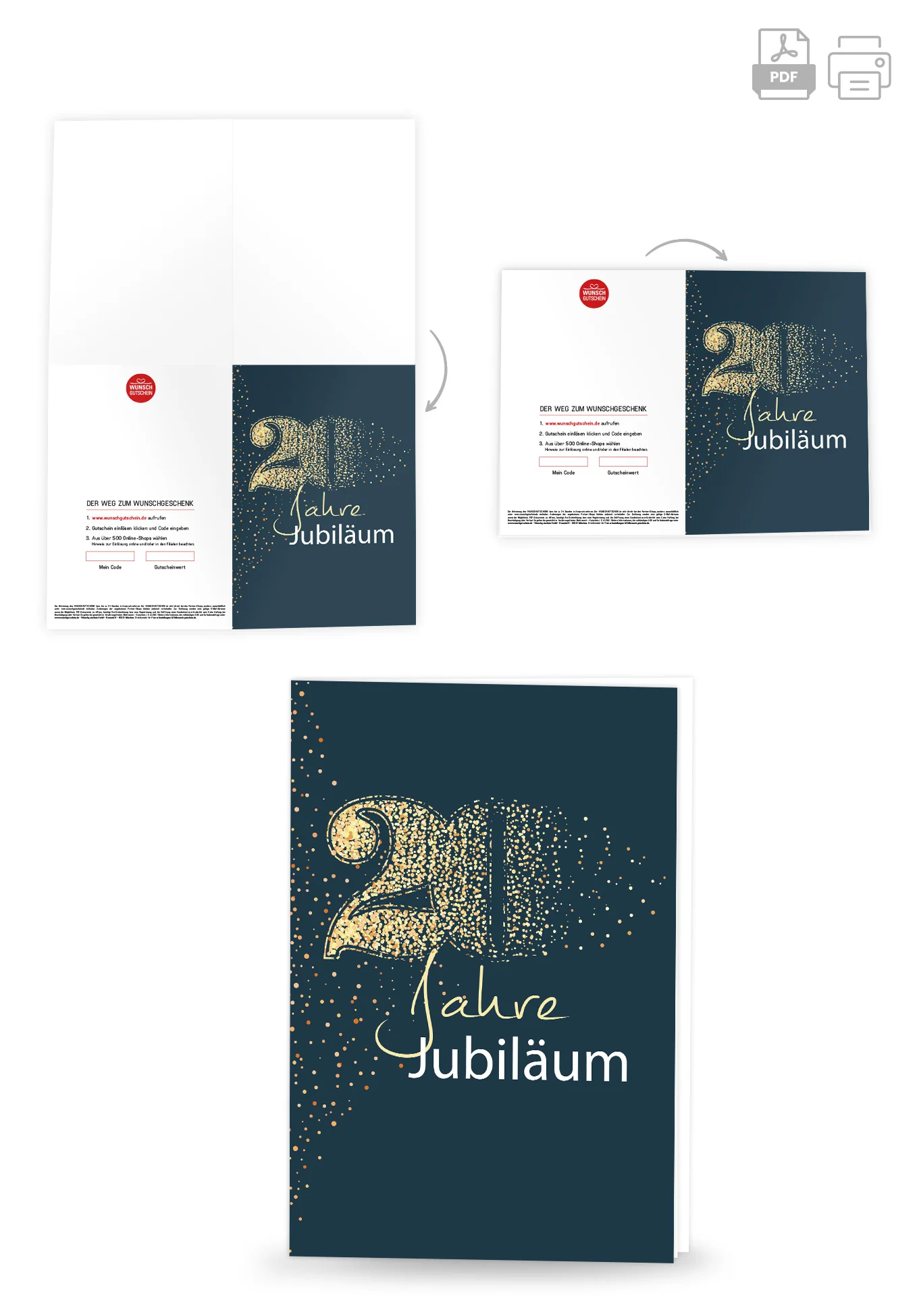 20 Jahre Jubiläum - Blau Gold PDF - Image 4