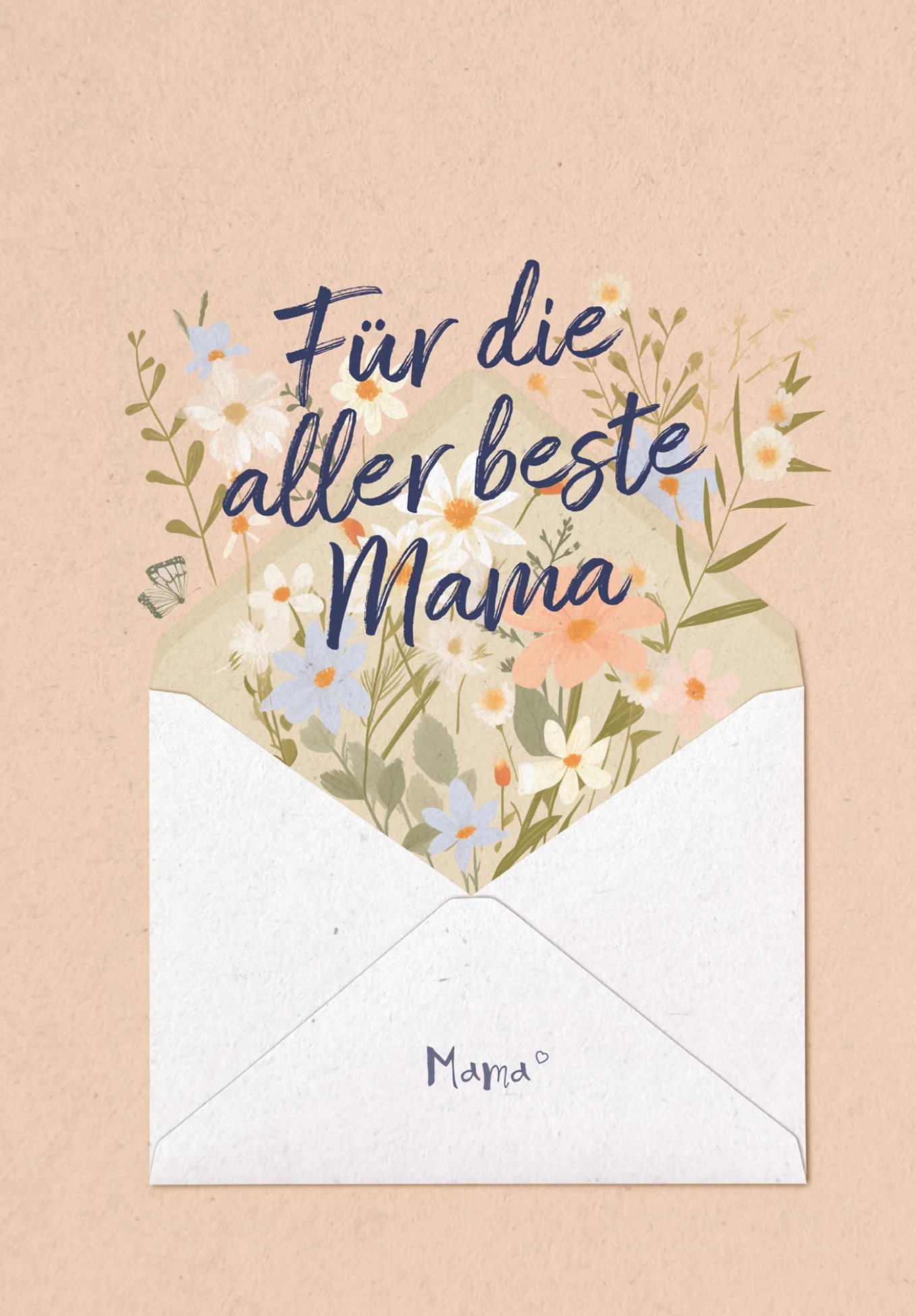 Aller beste Mama - Brief Blumen PDF - Image 2