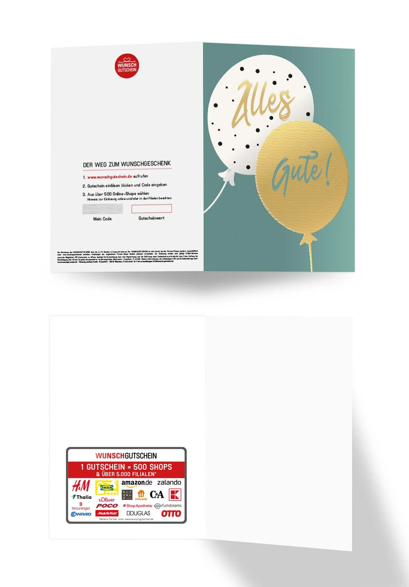 Alles Gute - Ballons Gold PDF - Image 3