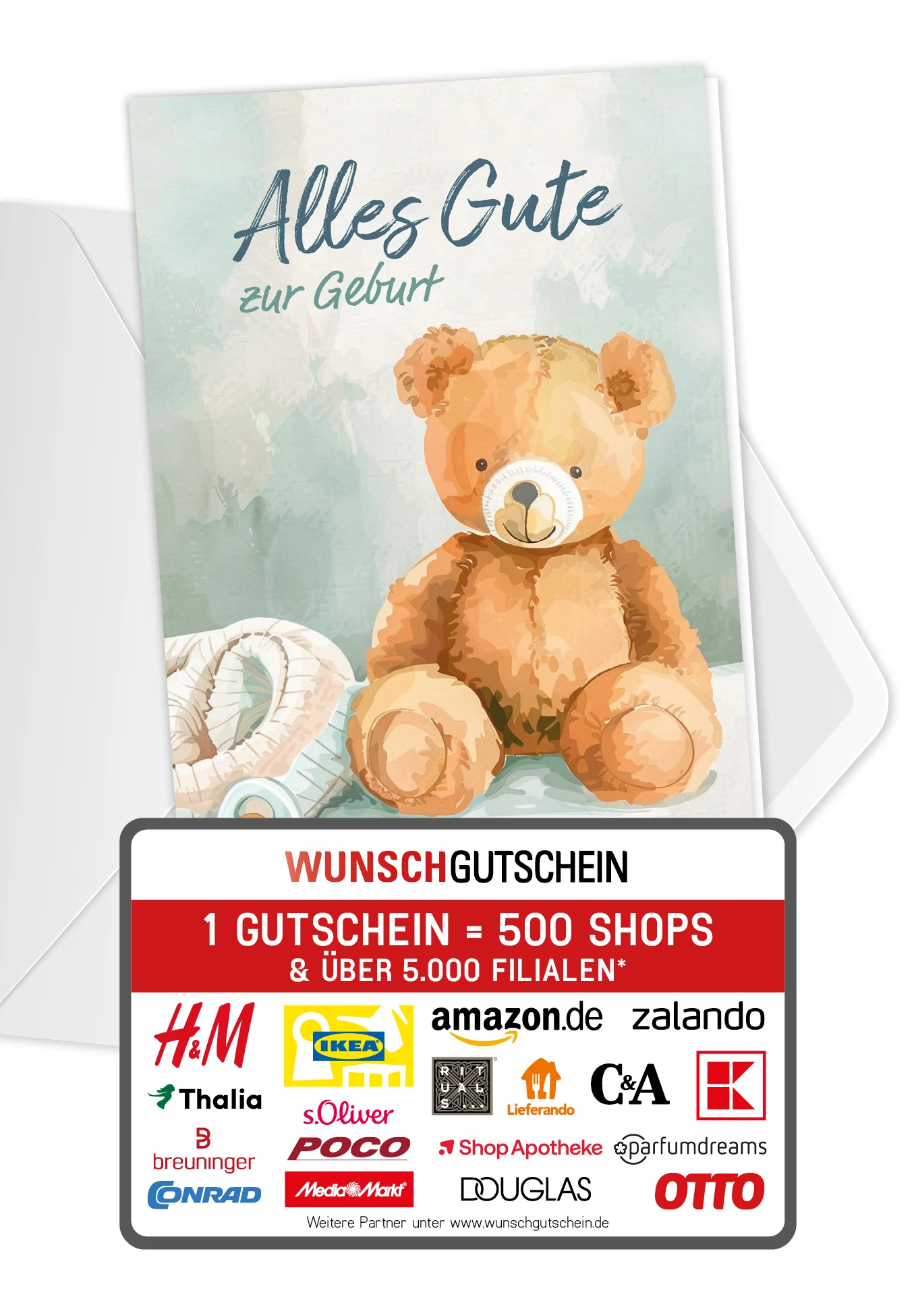 Alles Gute Geburt - Teddy Schnuller PDF
