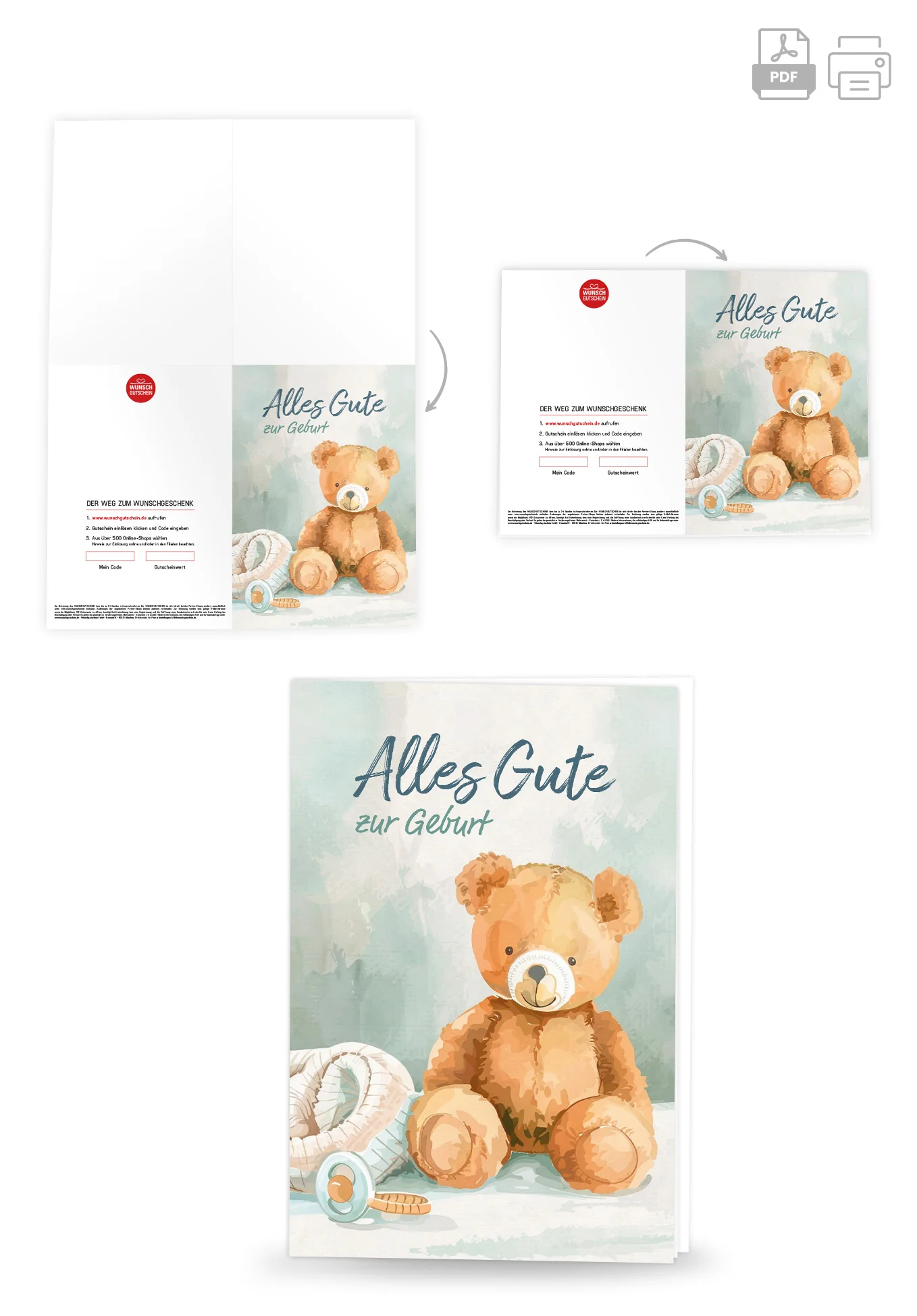 Alles Gute Geburt - Teddy Schnuller PDF - Image 4