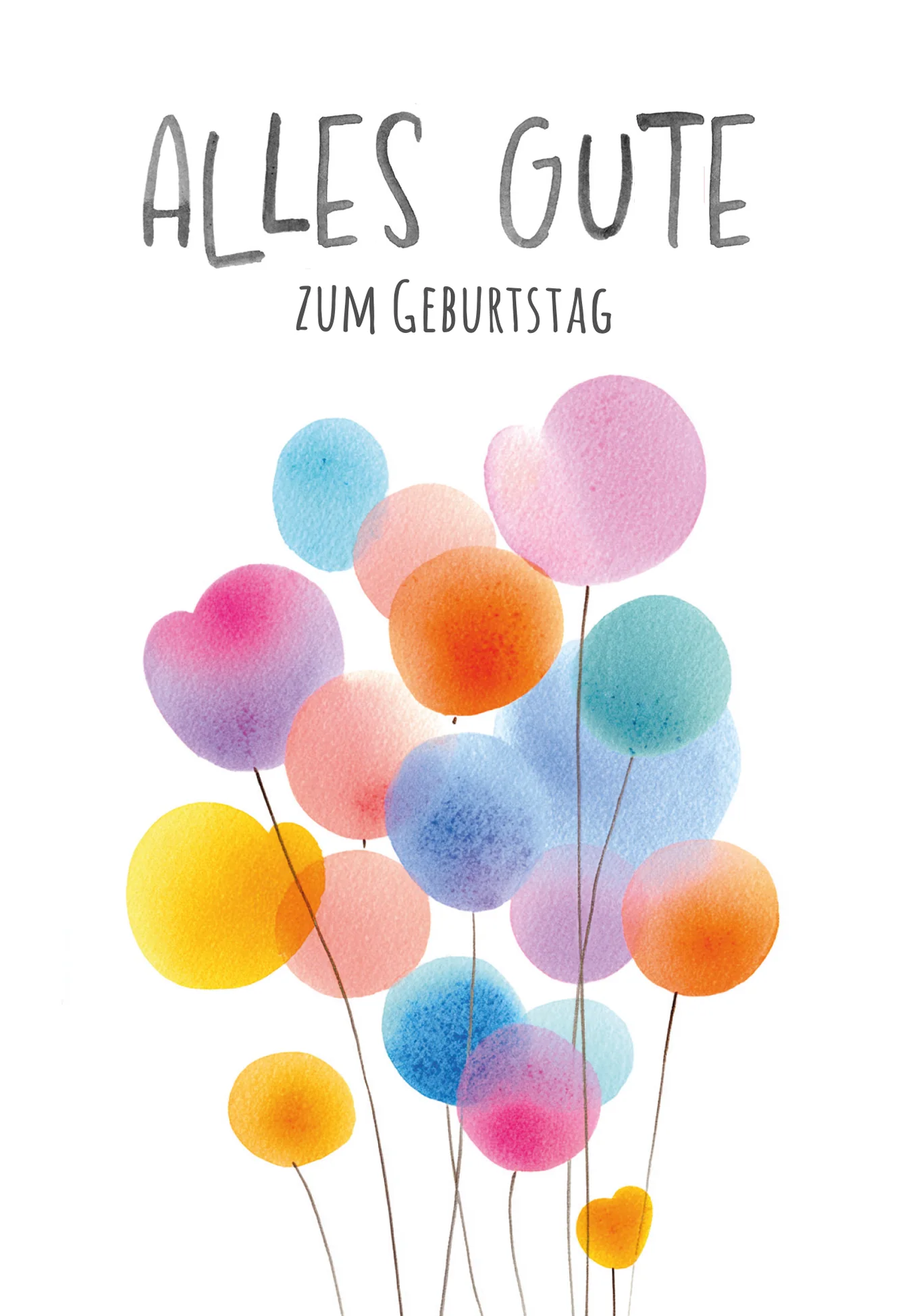 Alles Gute Geburtstag - Ballons Bunt - Image 2