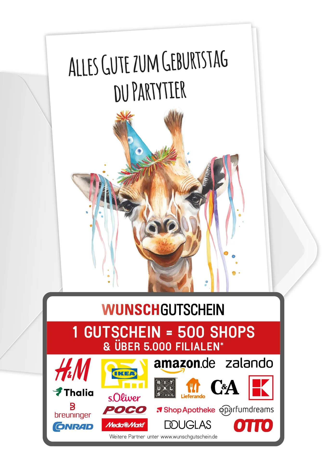 Alles Gute - Giraffe