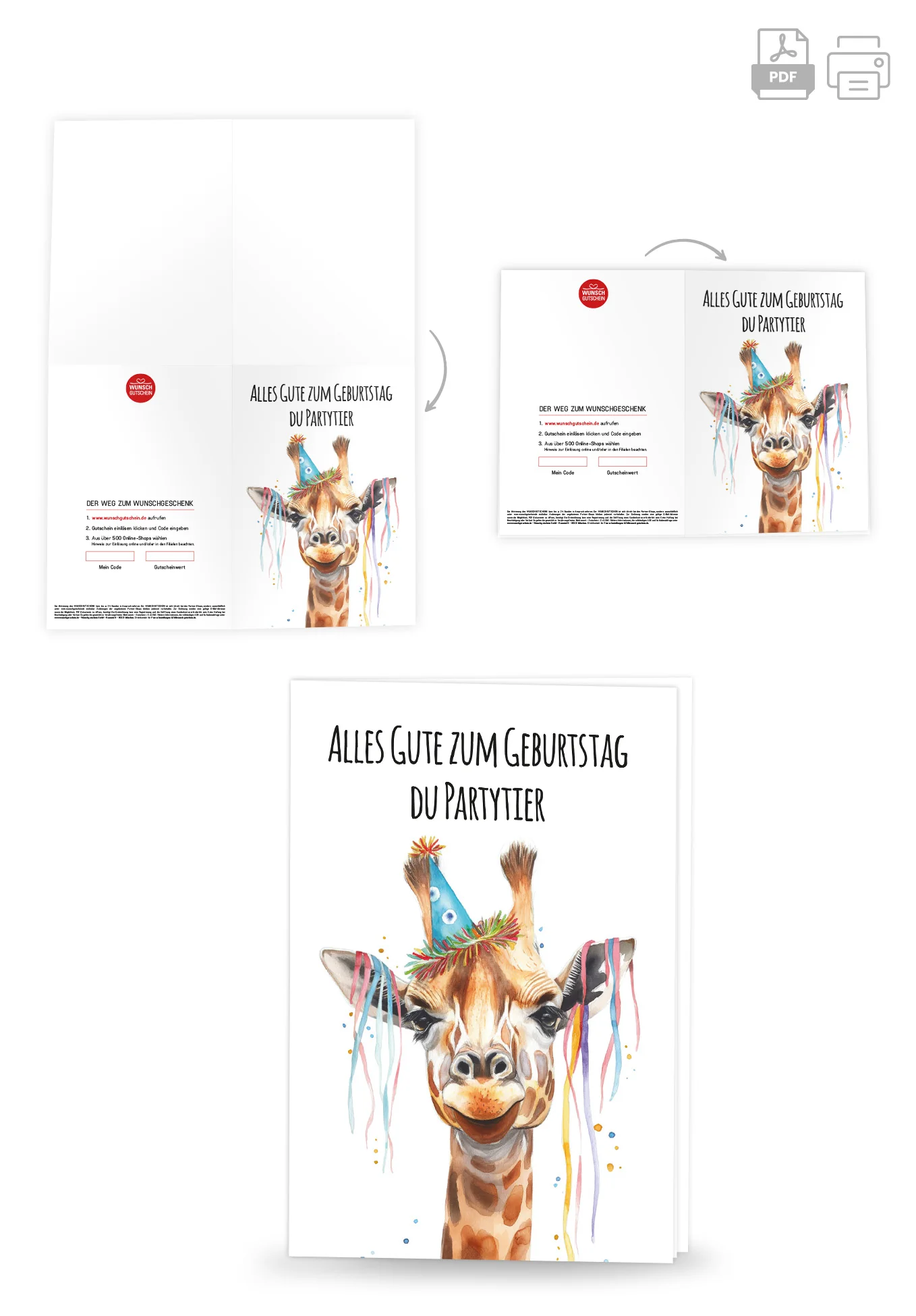 Alles Gute - Giraffe - Image 4