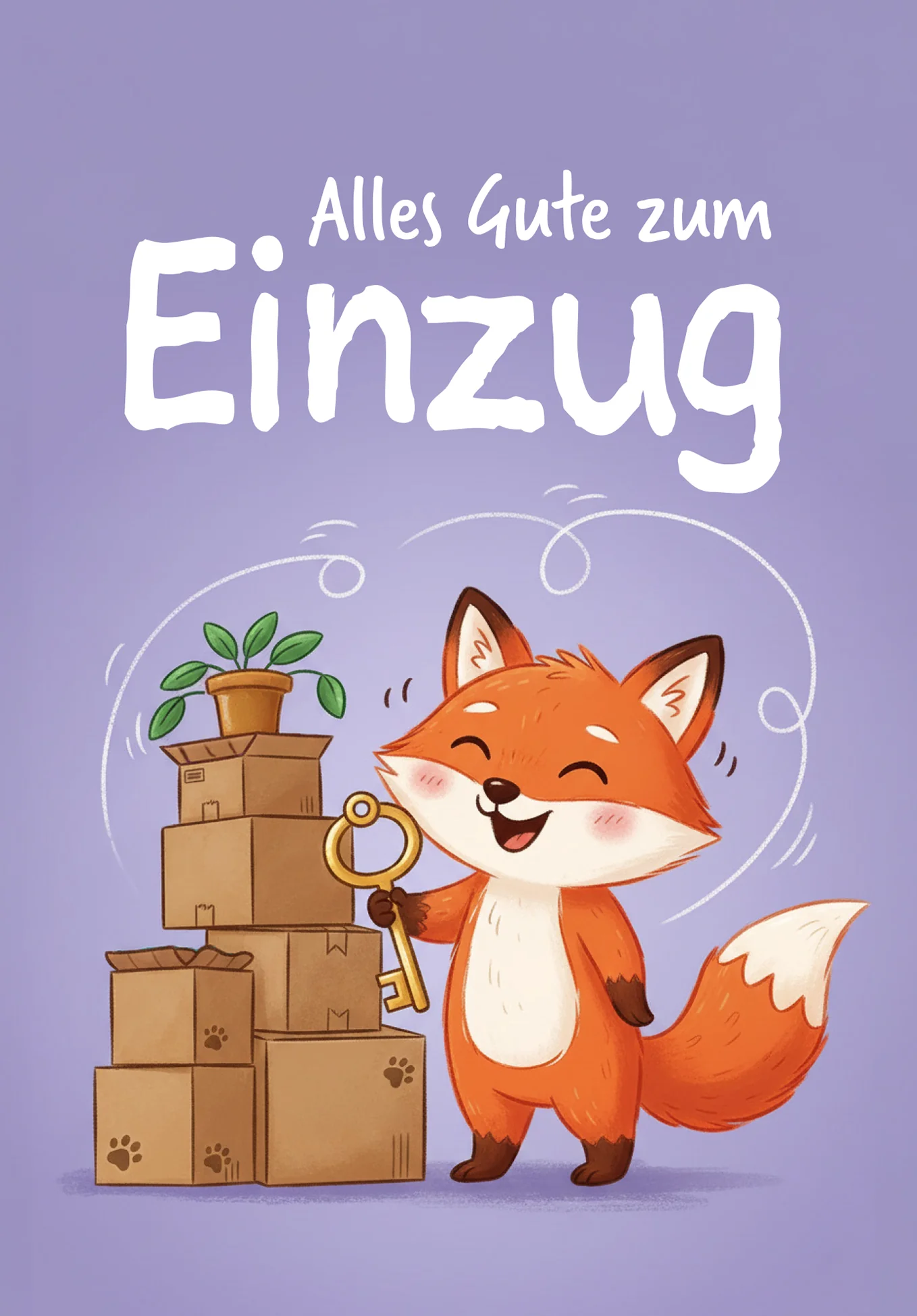 Alles Gute zum Einzug - Fuchs Lila PDF - Image 2