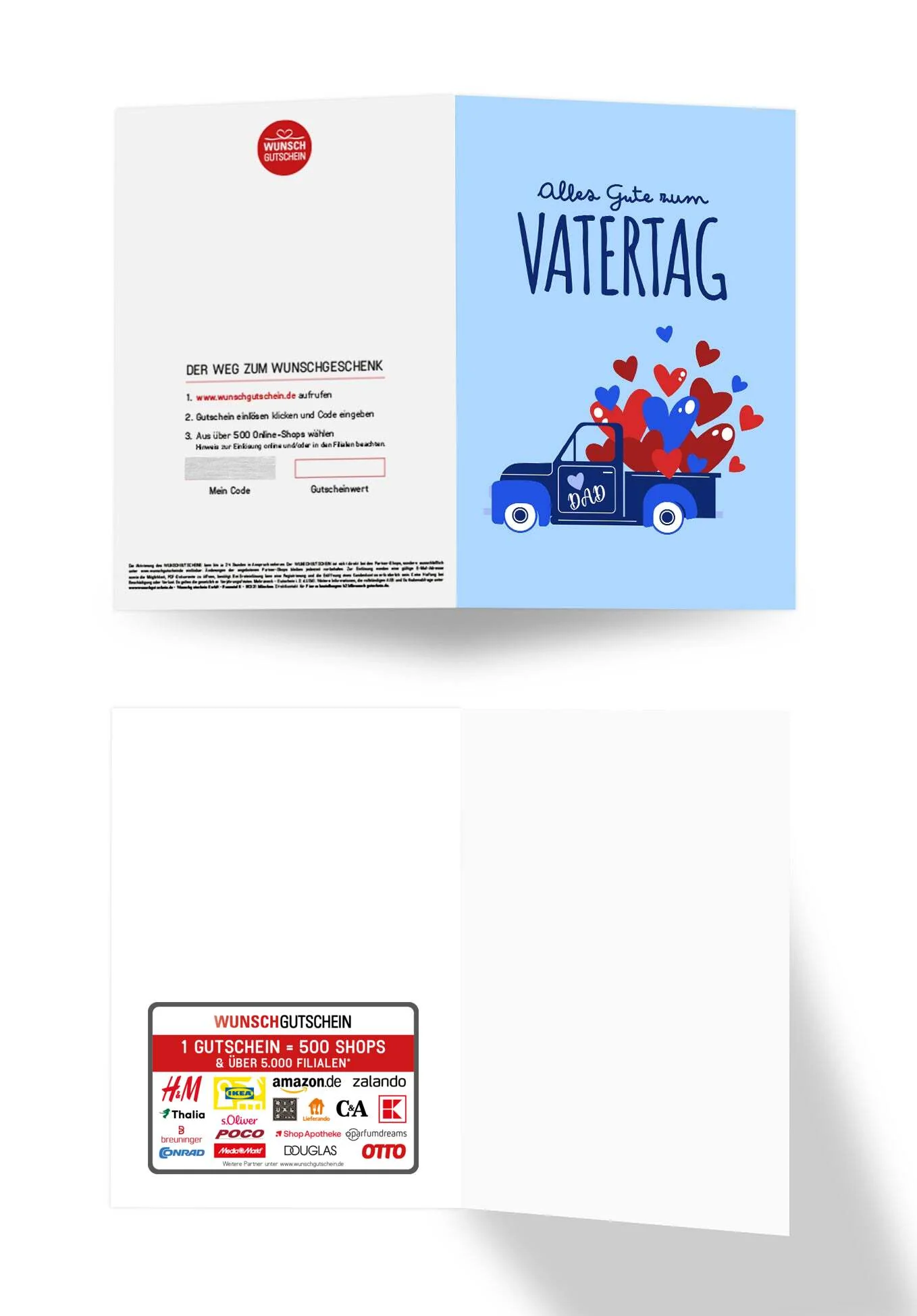 Alles Gute zum Vatertag - Laster Herzen Blau - Image 3