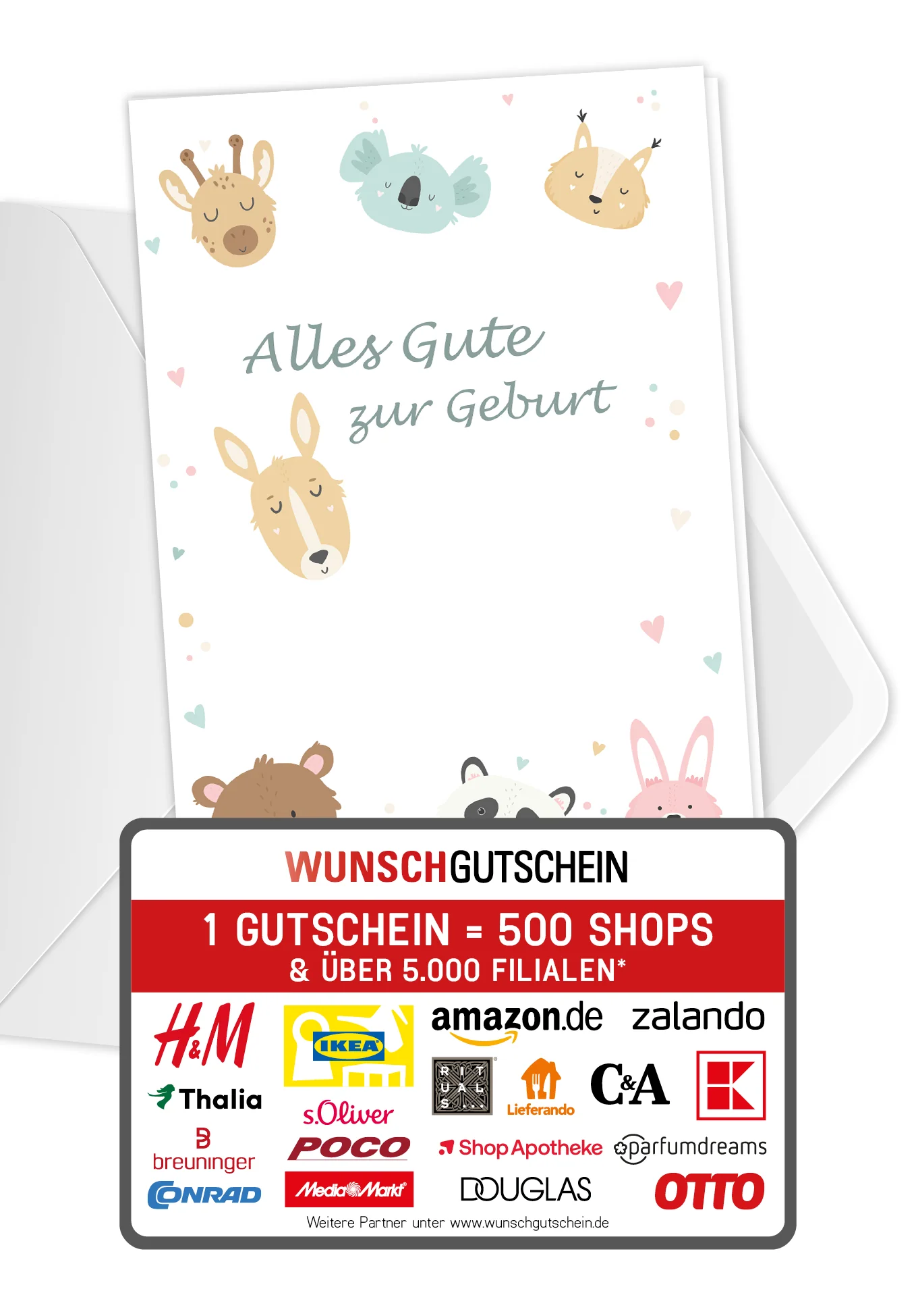 Alles Gute zur Geburt - Tiere PDF