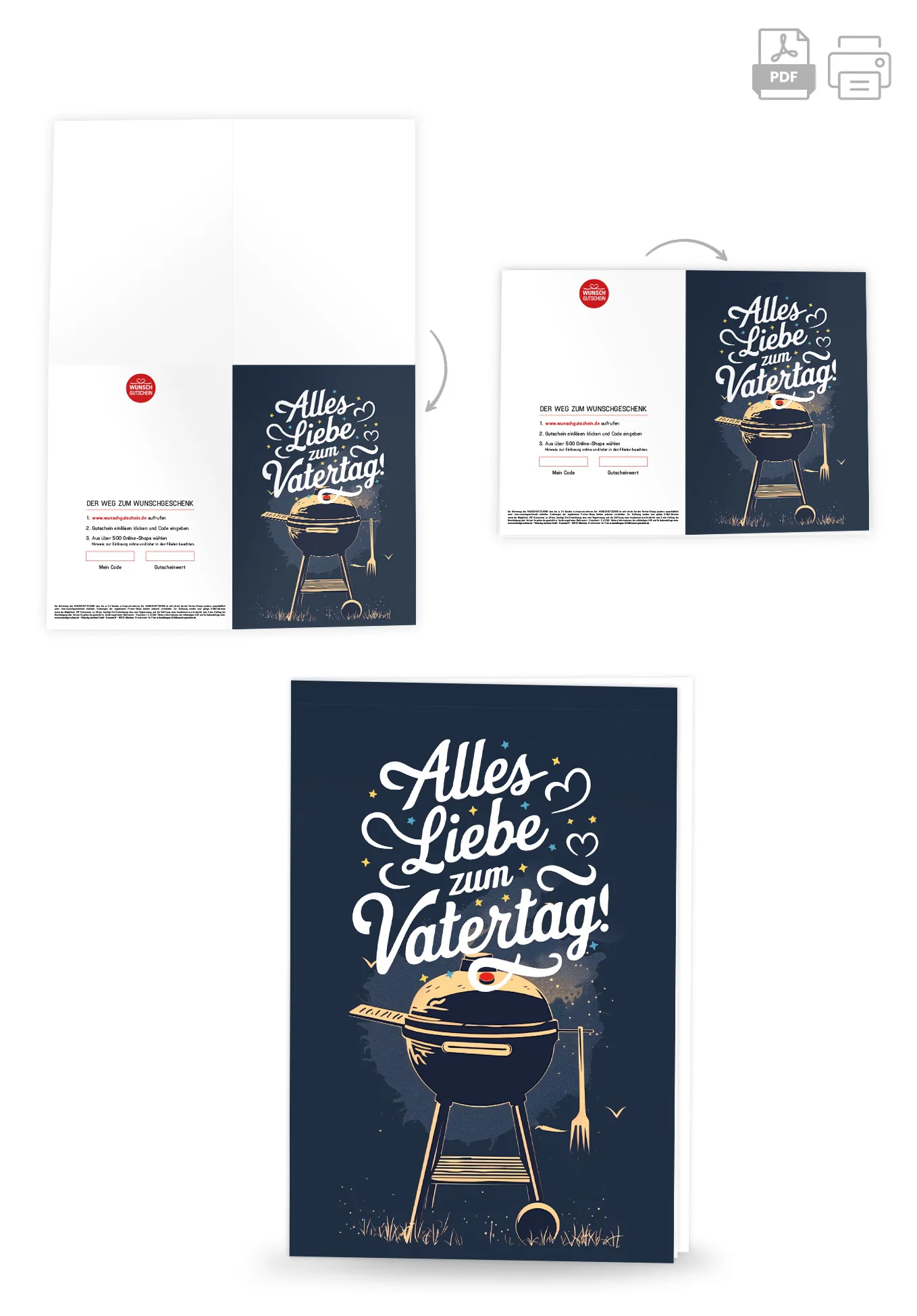 Alles Liebe Vatertag - Grill Blau PDF - Image 4