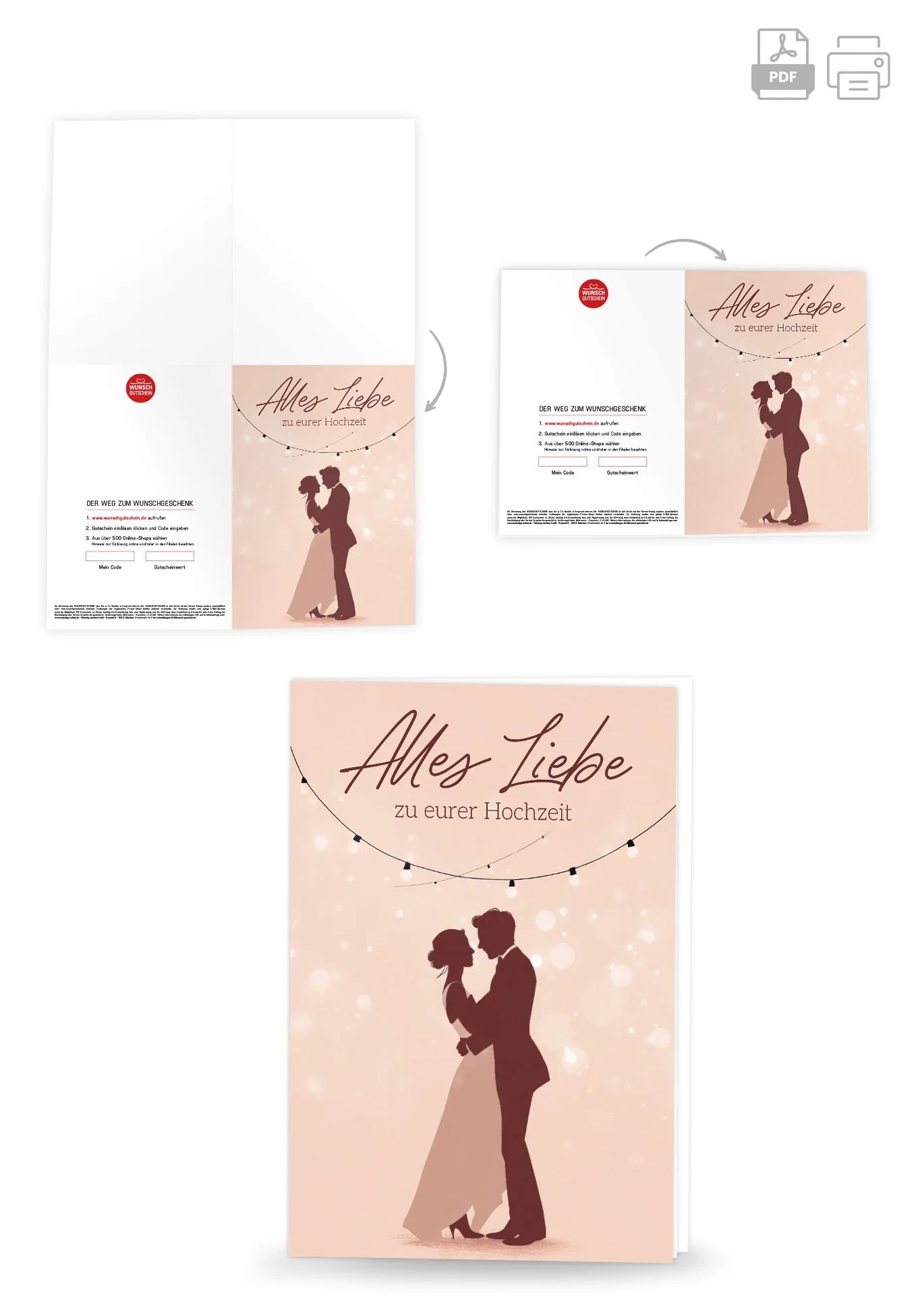 Alles Liebe zu eurer Hochzeit - Paar Tanzend PDF - Image 4