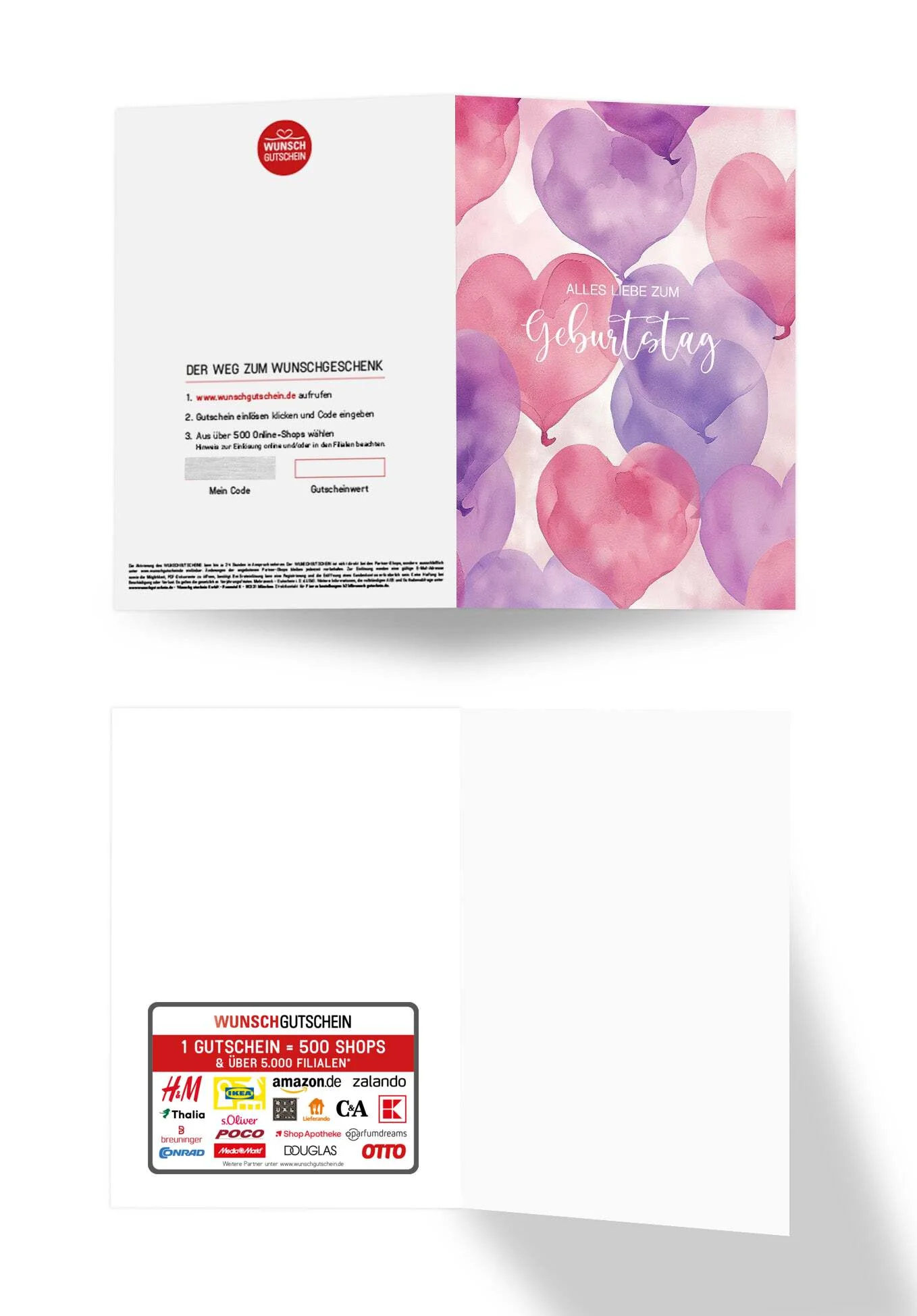Alles Liebe zum Geburtstag - Herzen Pink PDF - Image 3