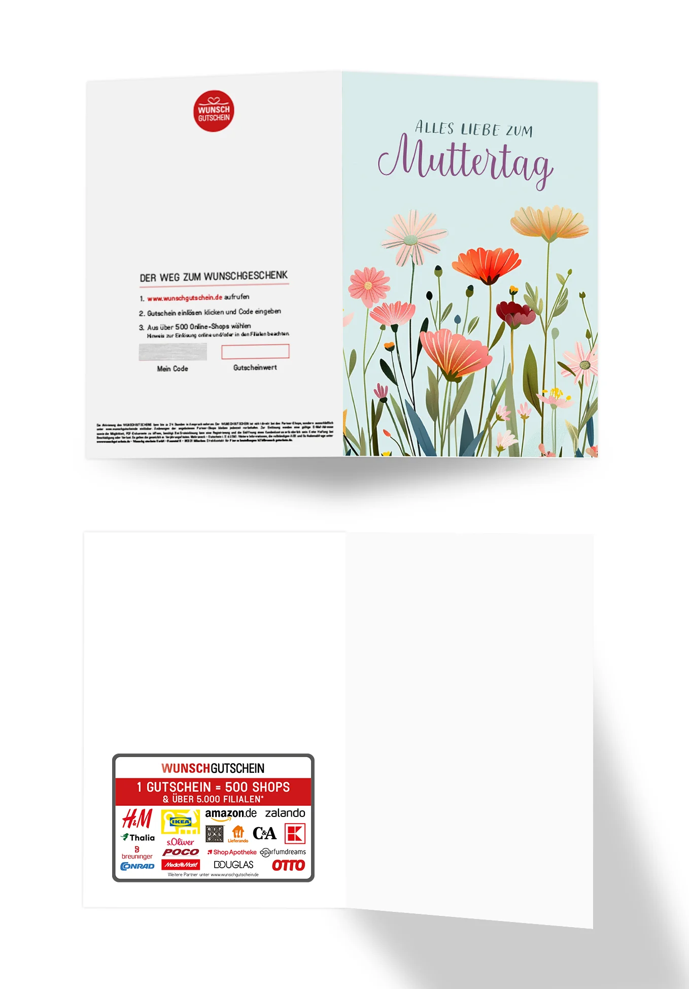 Alles Liebe zum Muttertag - Blumenwiese Blau PDF - Image 3