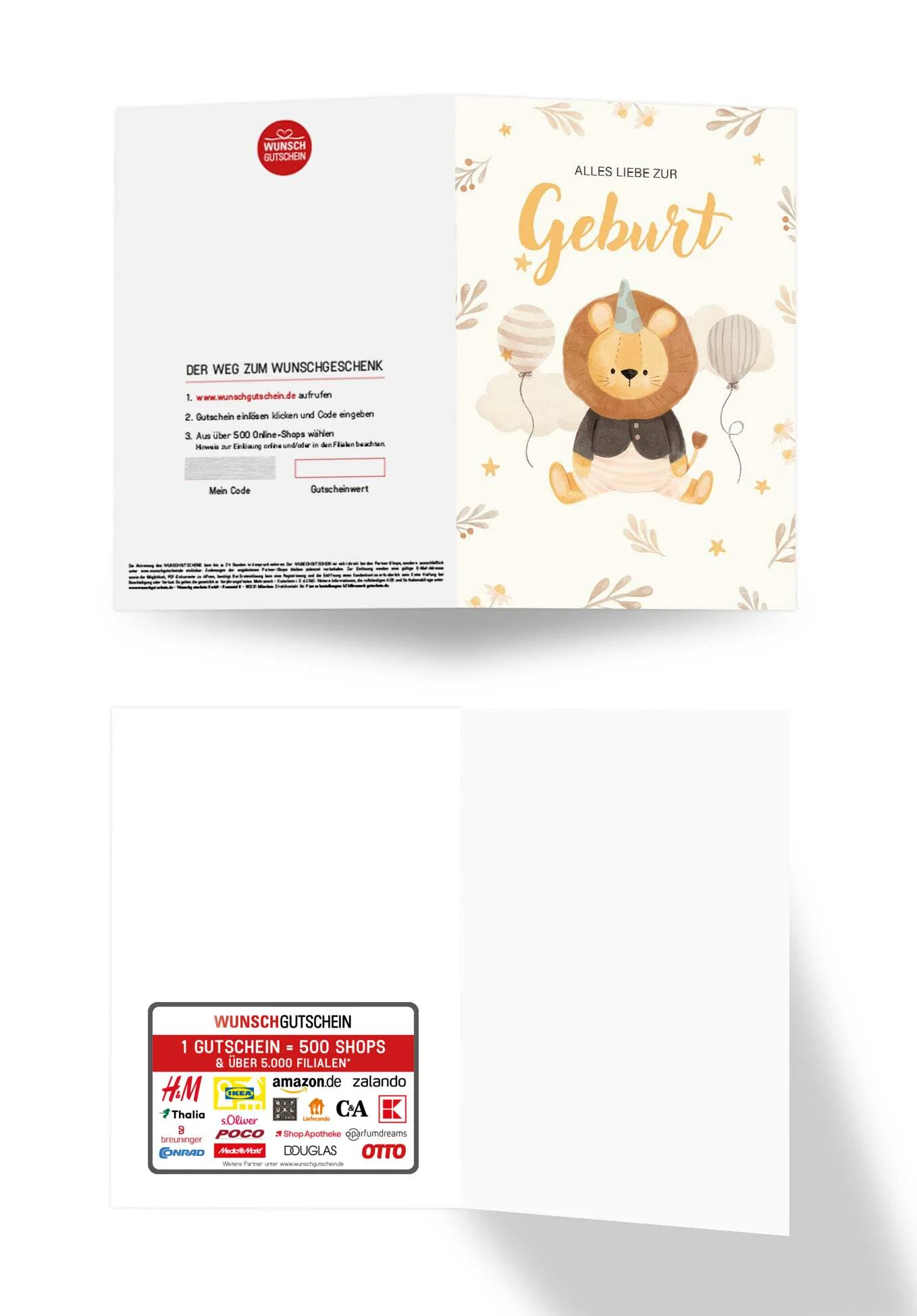 Alles Liebe zur Geburt - Löwe Beige PDF - Image 3