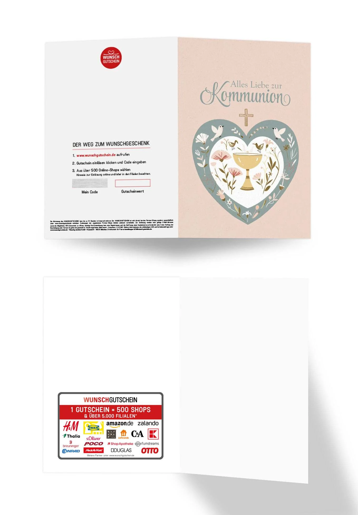 Alles Liebe zur Kommunion - Herz Vögel PDF - Image 3
