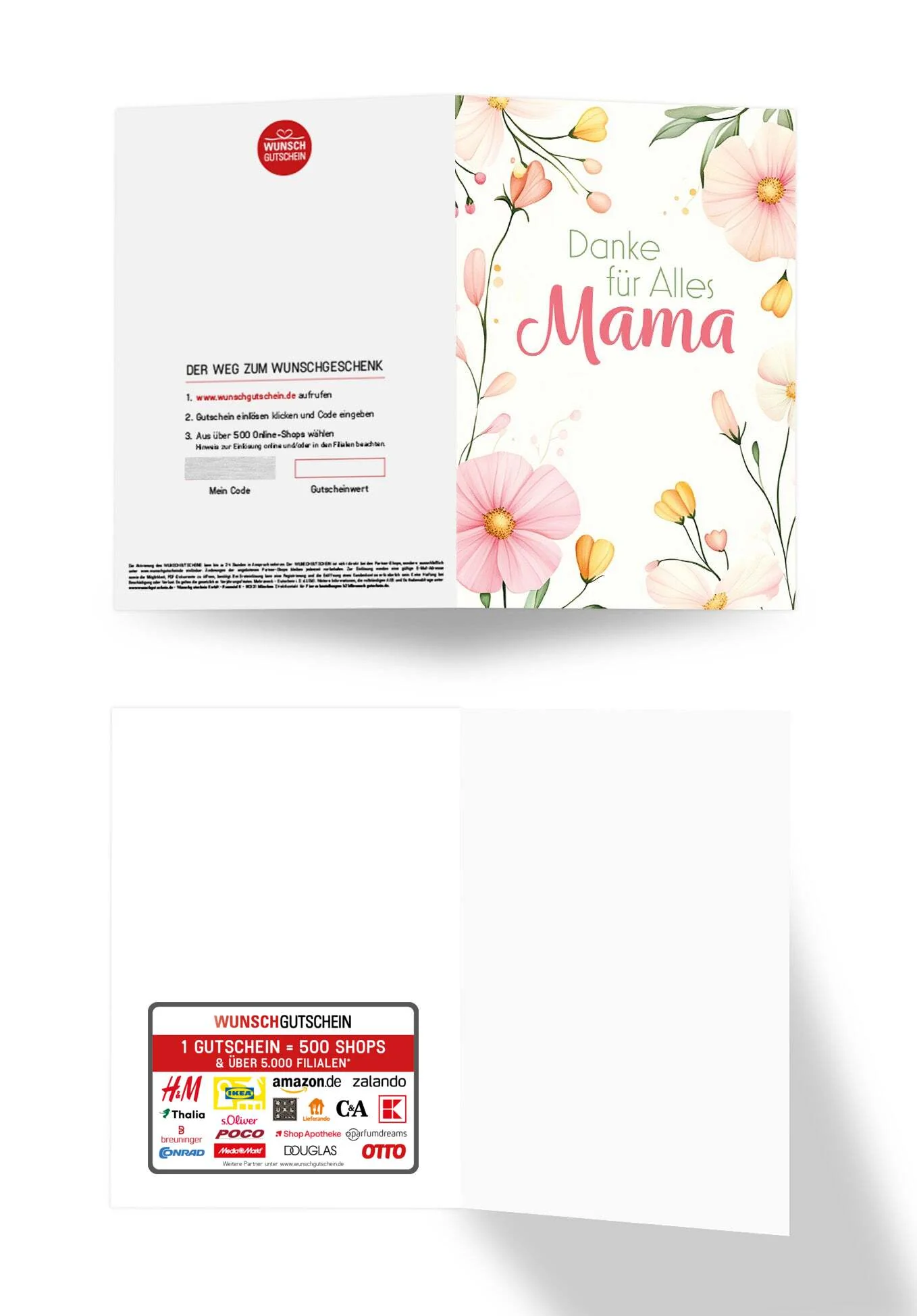 Danke für Alles Mama - Blumenrahmen - Image 3