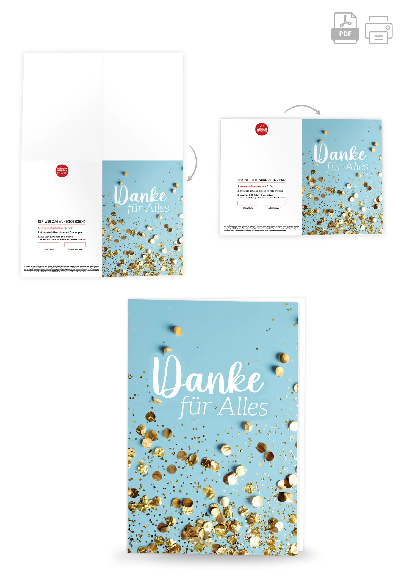 Danke für Alles - Konfetti Blau PDF - Image 4