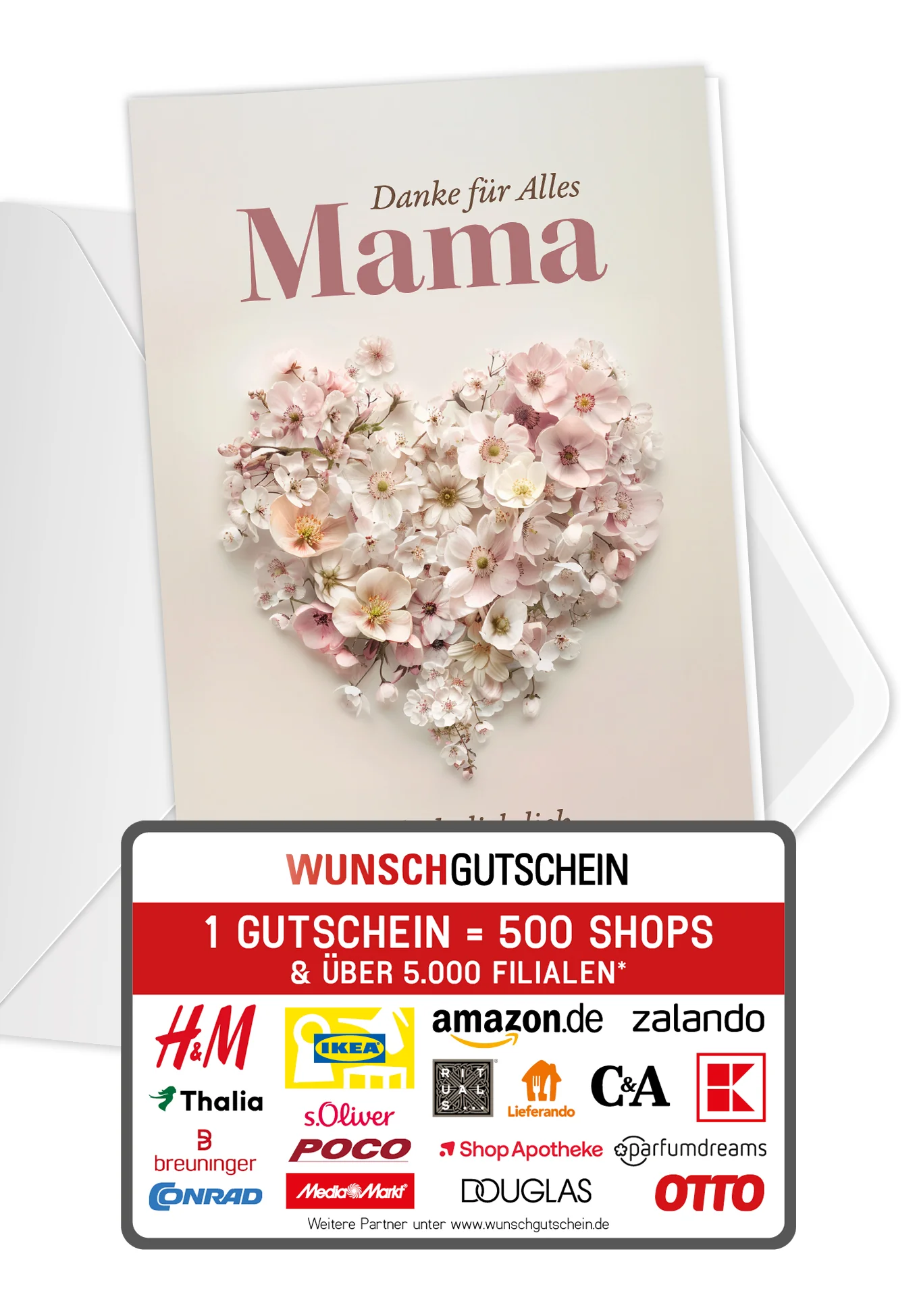 Danke für Alles Mama - Blumenherz PDF