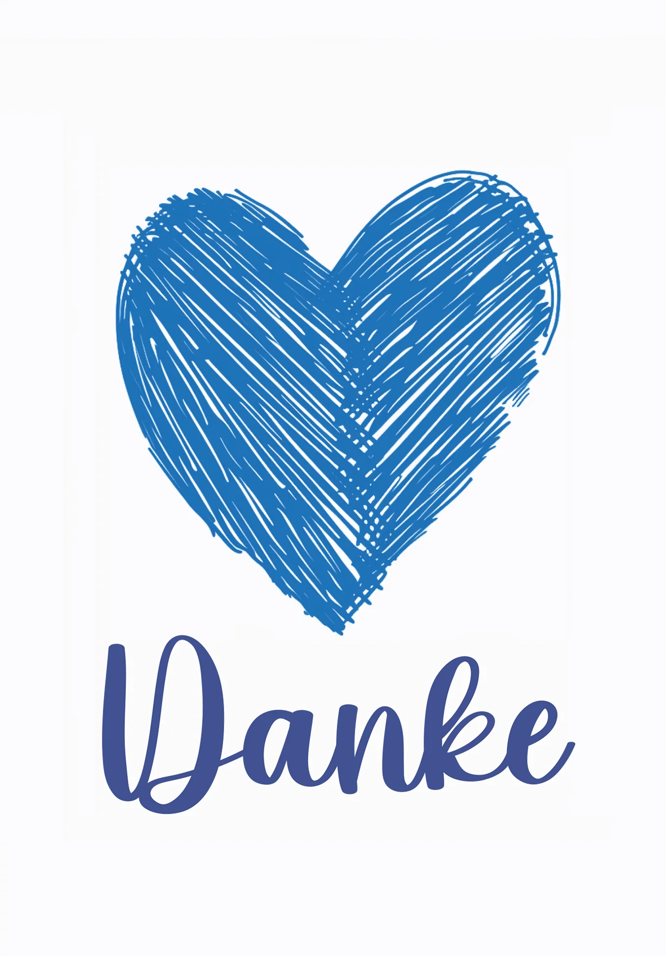 Danke - Herz Blau - Image 2