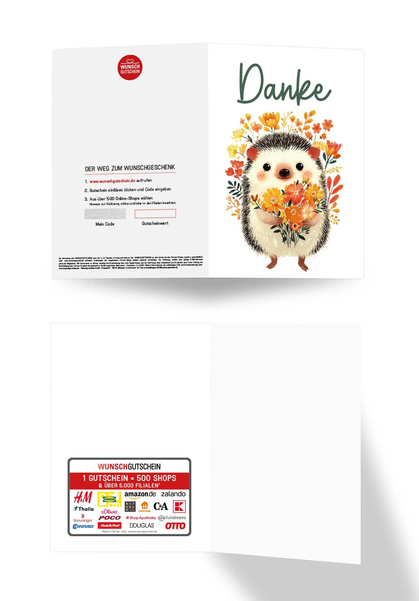 Danke - Igel Blumen - Image 3