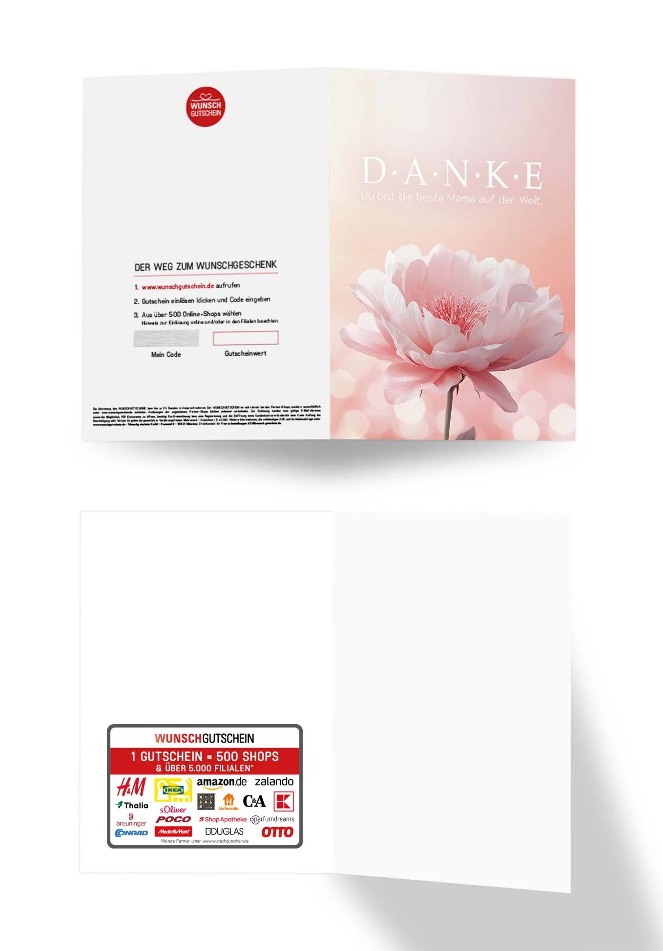 Danke Mama - Blume Rosa - Image 3