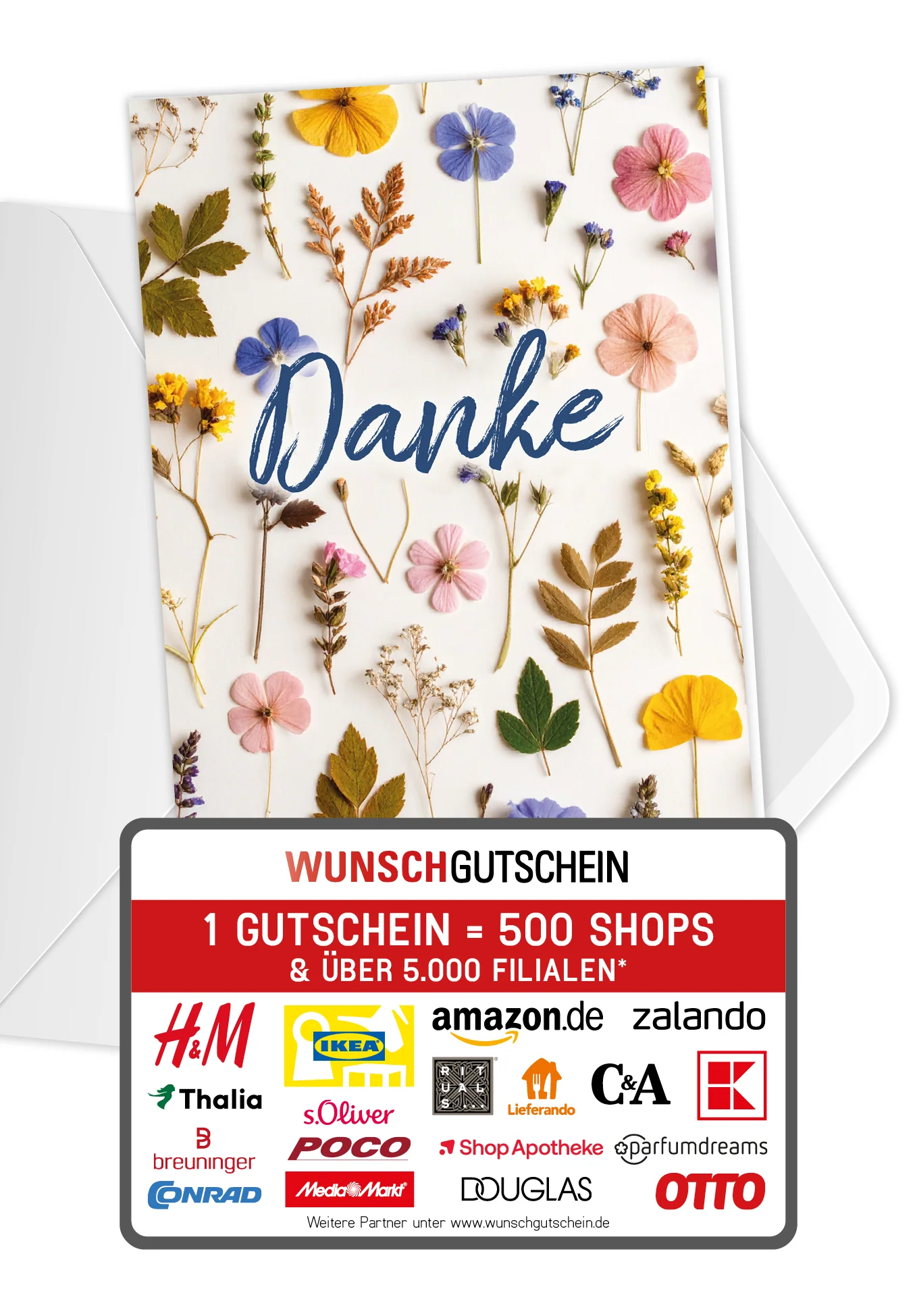 Danke - Trockenblumen Bunt PDF