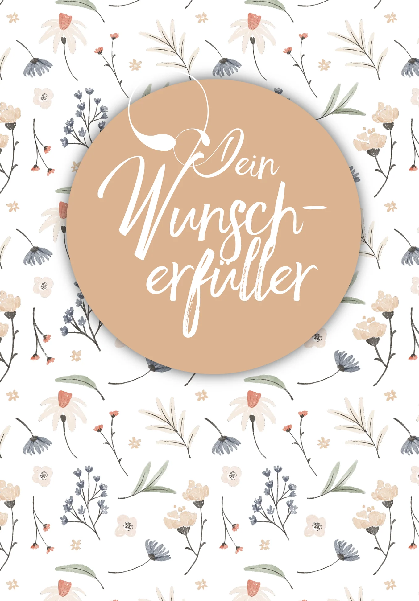 Dein Wunscherfüller - Blumen weiß PDF - Image 2