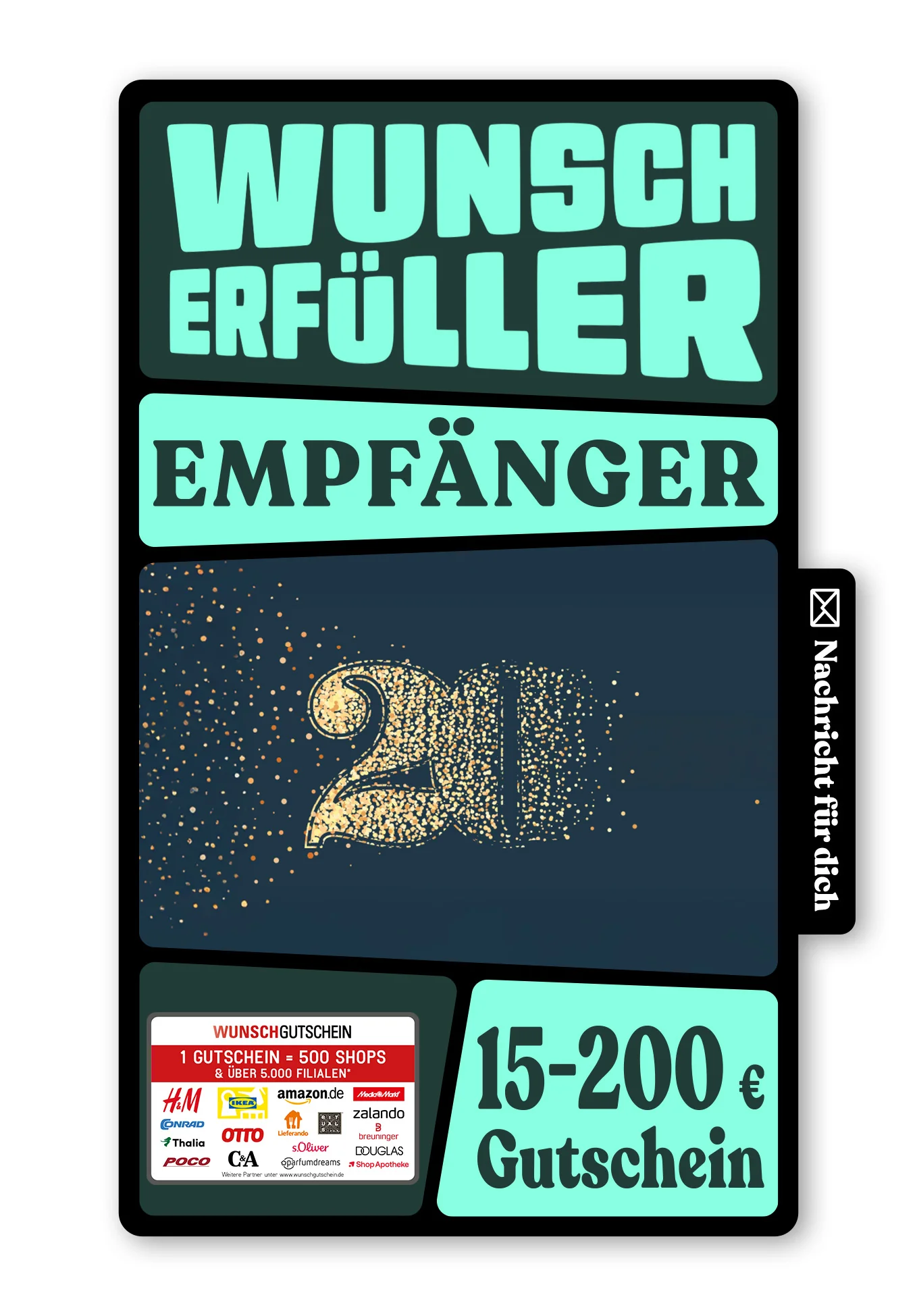Digital - 20 Jahre Jubiläum - Blau Gold