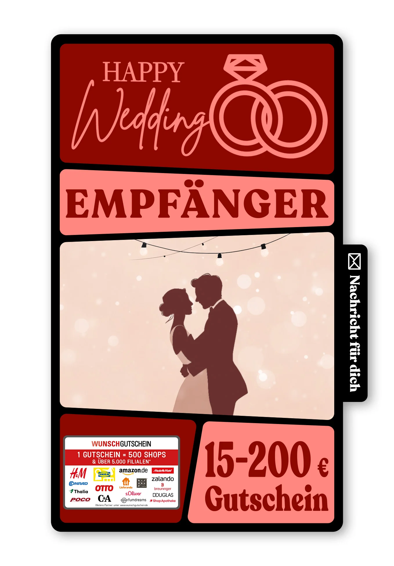 Digital - Alles Liebe zu eurer Hochzeit - Paar Tanzend