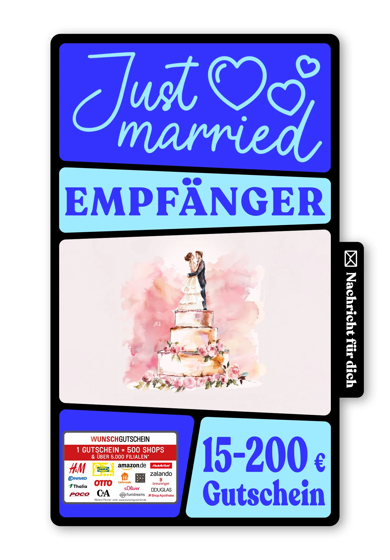 Digital - Alles Liebe zur Hochzeit - Torte
