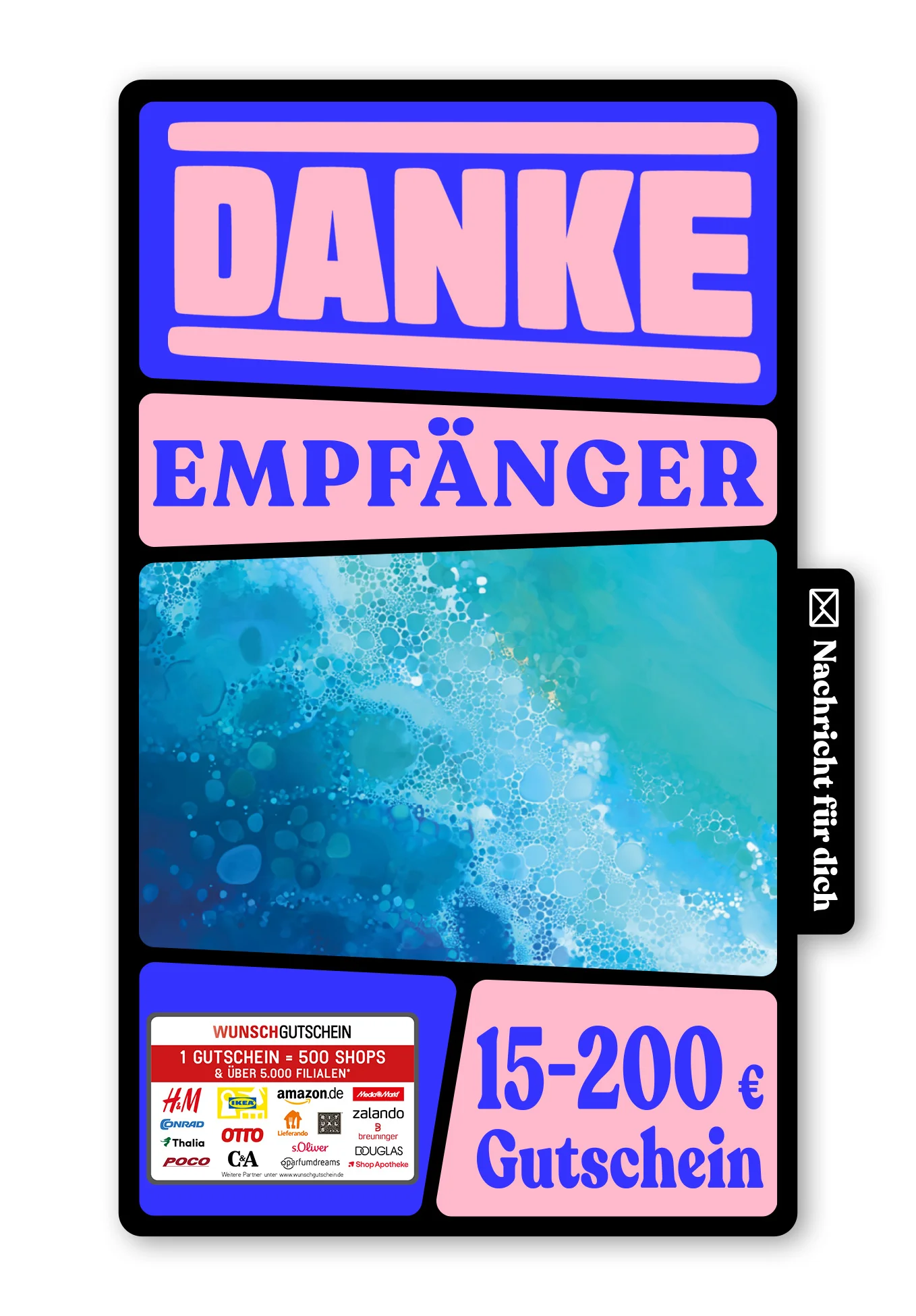 Digital - Danke für Alles - Blaue Wellen