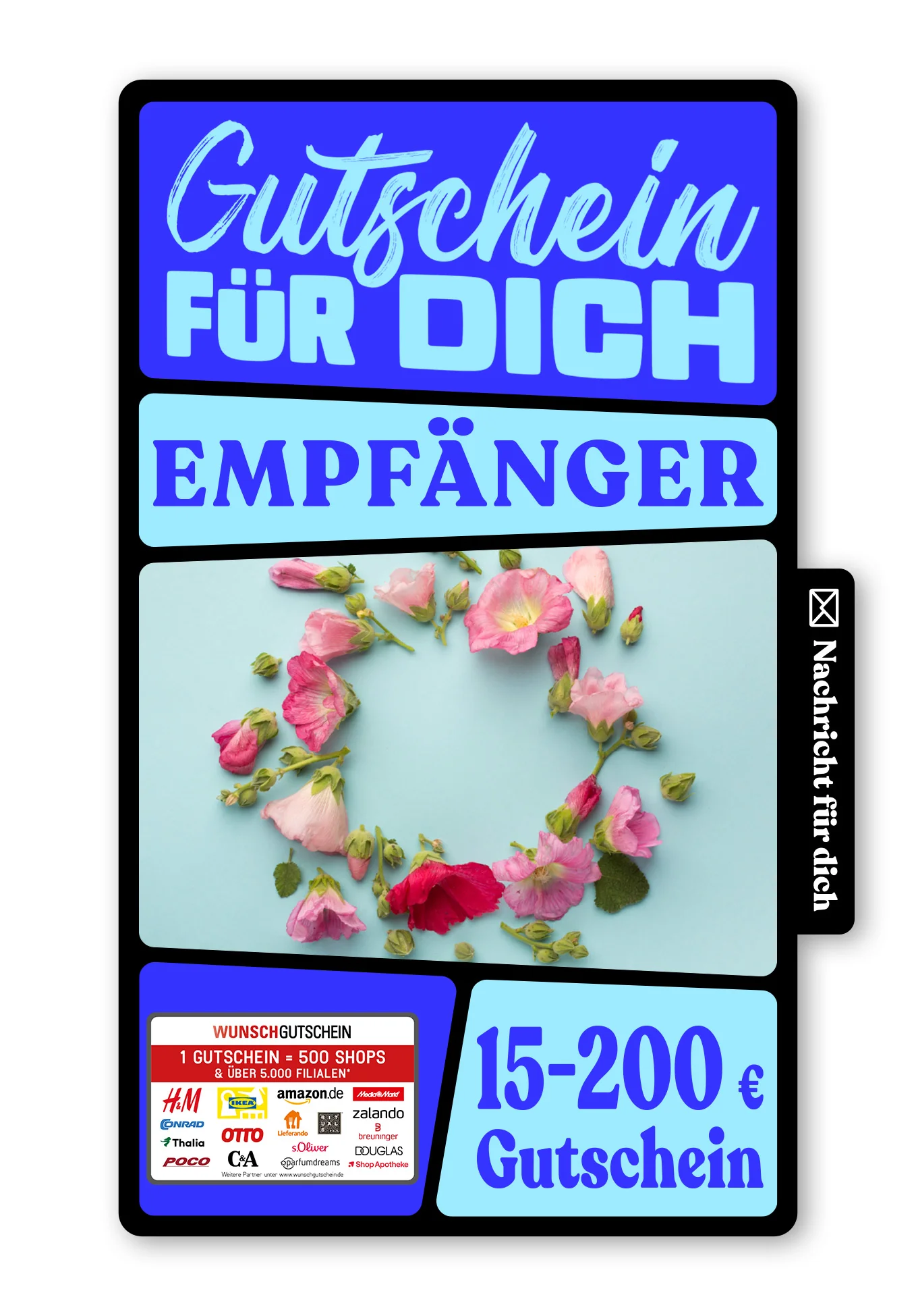 Digital - Dein Wunscherfüller - Blumen Kreis
