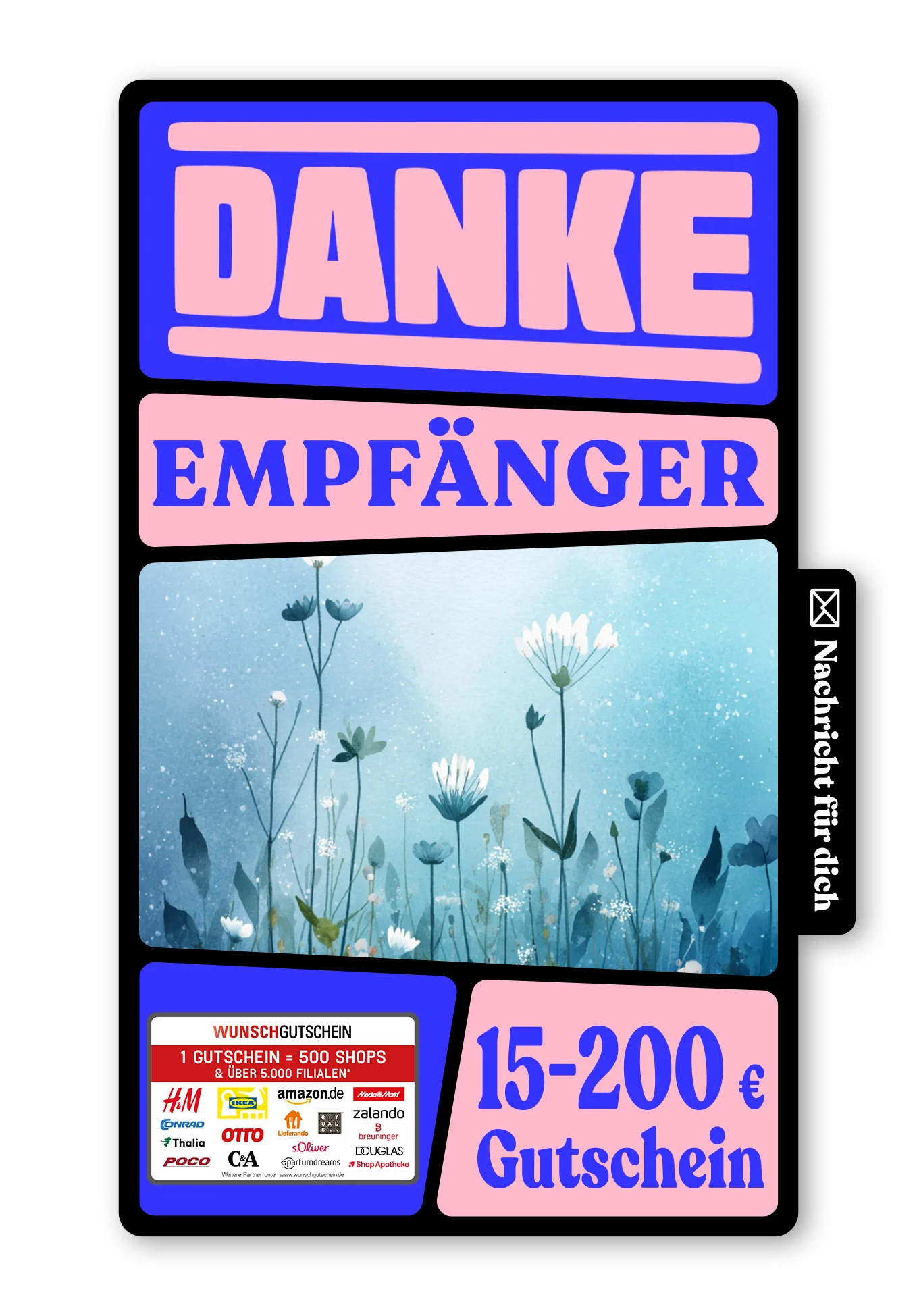 Digital - Ein kleines Dankeschön - Blumen