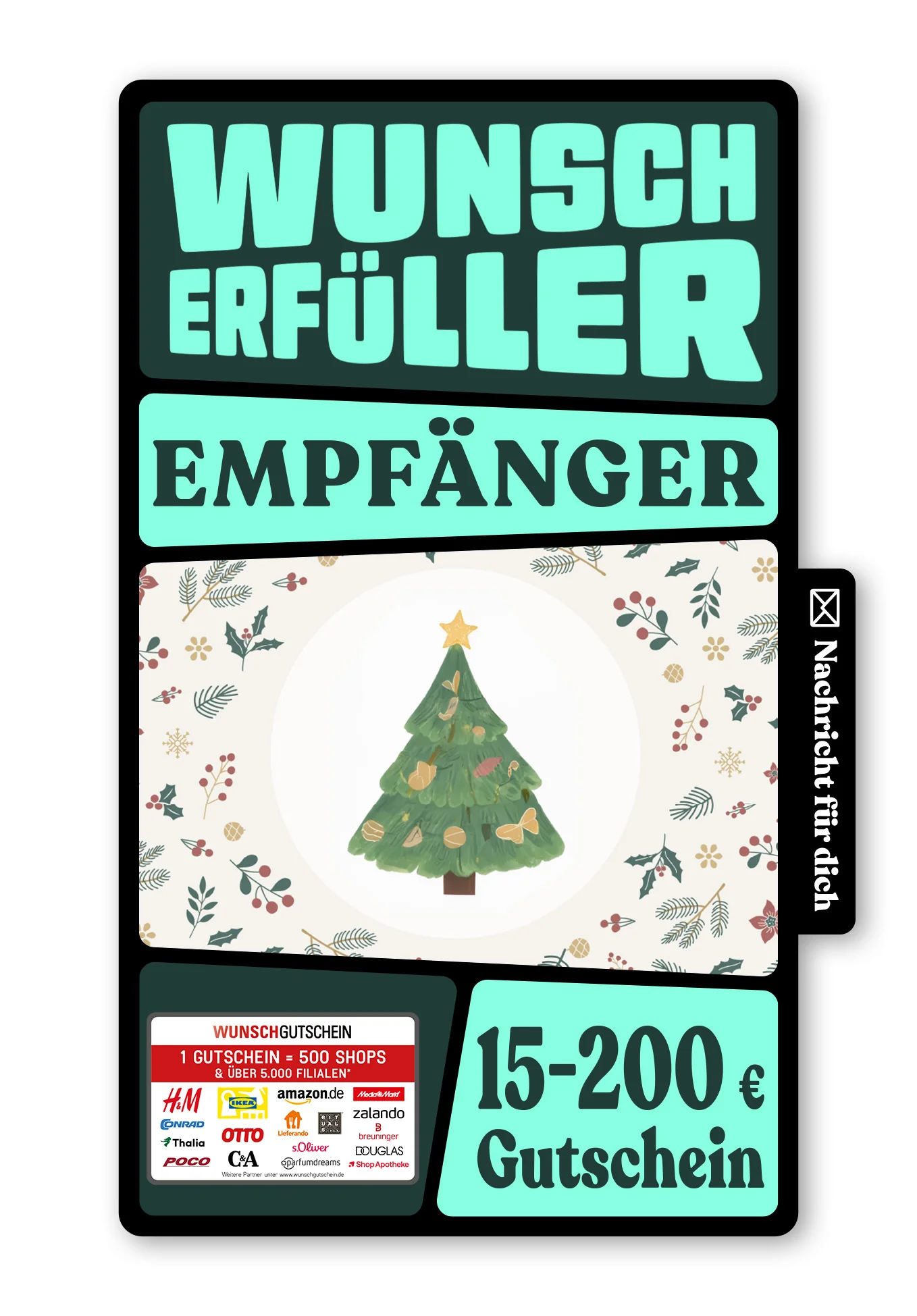 Digital - Frohe Weihnachten - Zweige