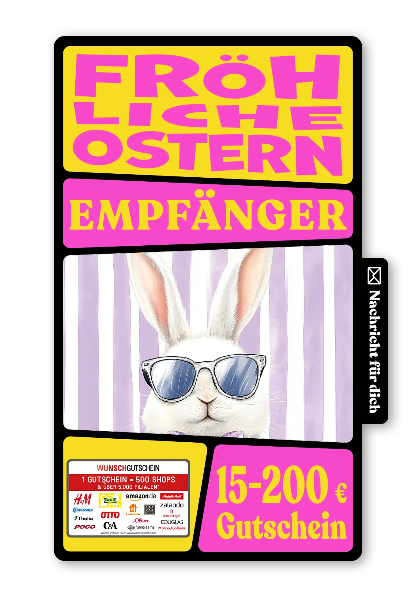 Digital - Fröhliche Ostern - Hase Sonnenbrille