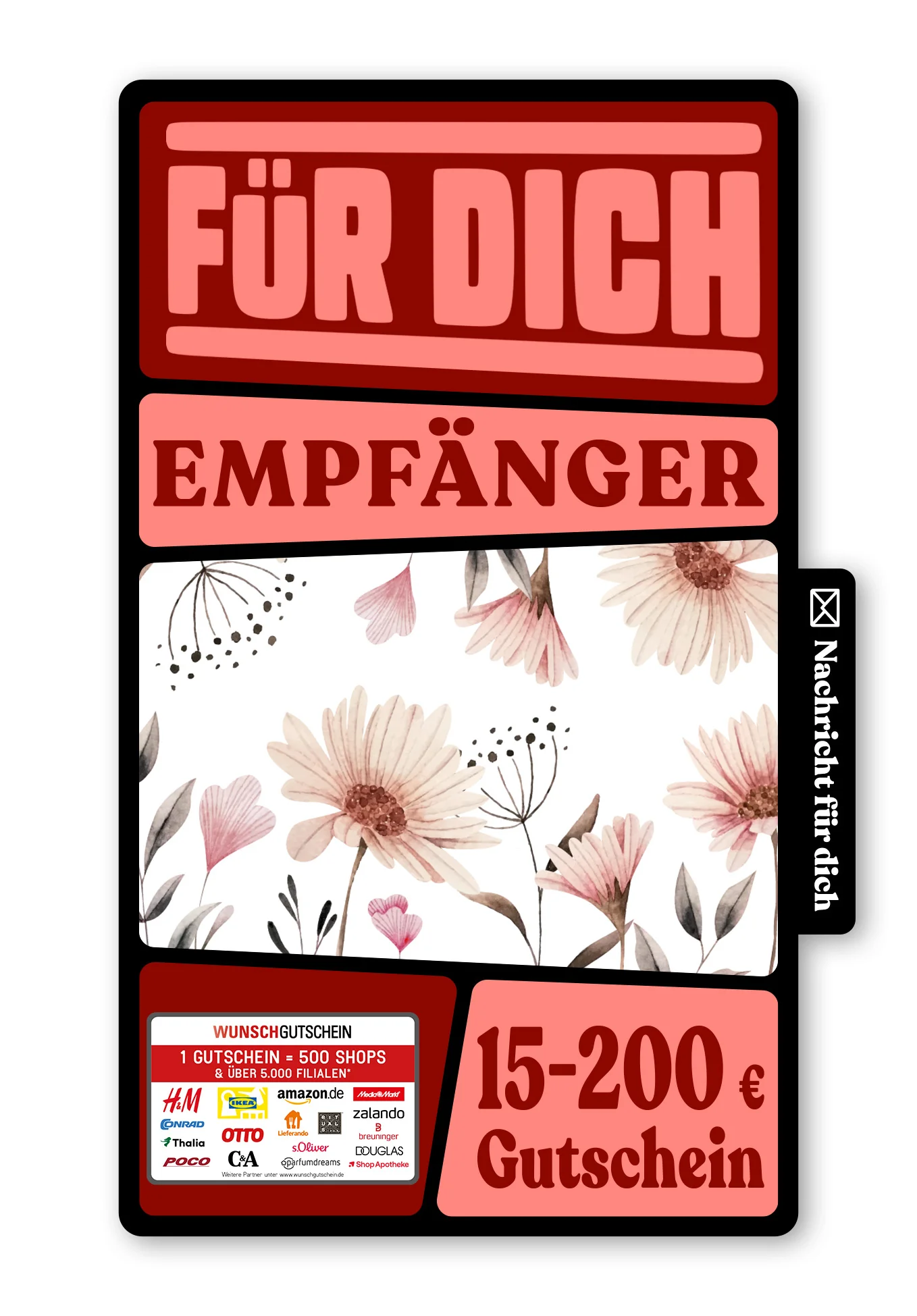 Digital - Für alle Wünsche - Blumen weiß