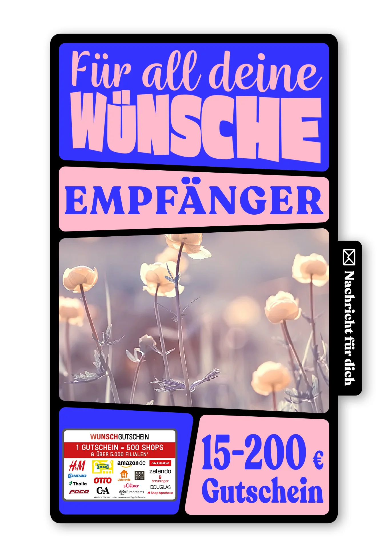Digital - Für deine Wünsche - Blumen