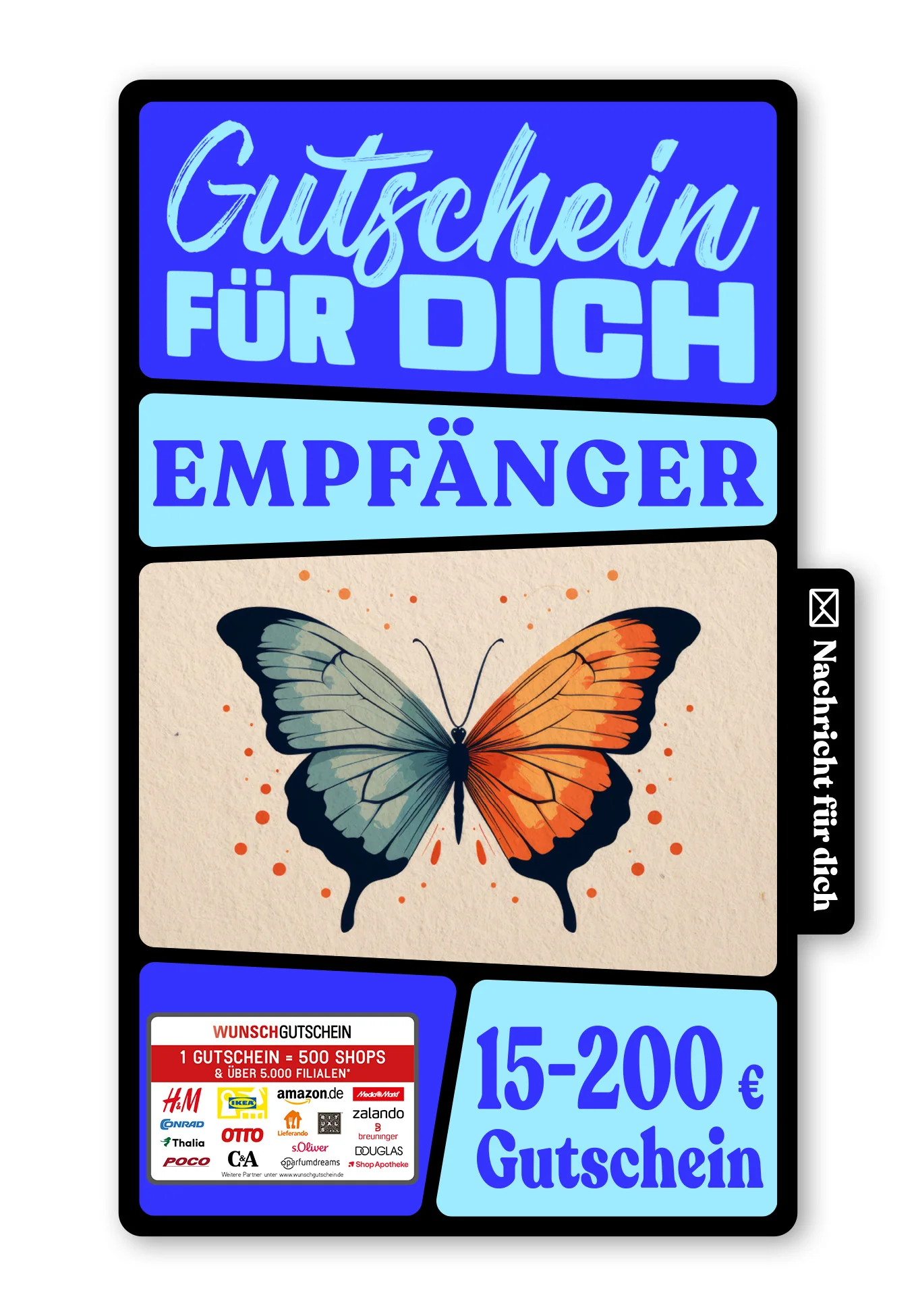 Digital - Für deine Wünsche - Schmetterling