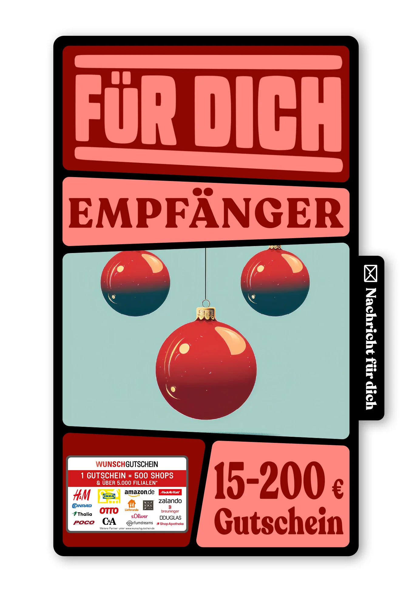 Digital - Für Dich - Weihnachtskugeln