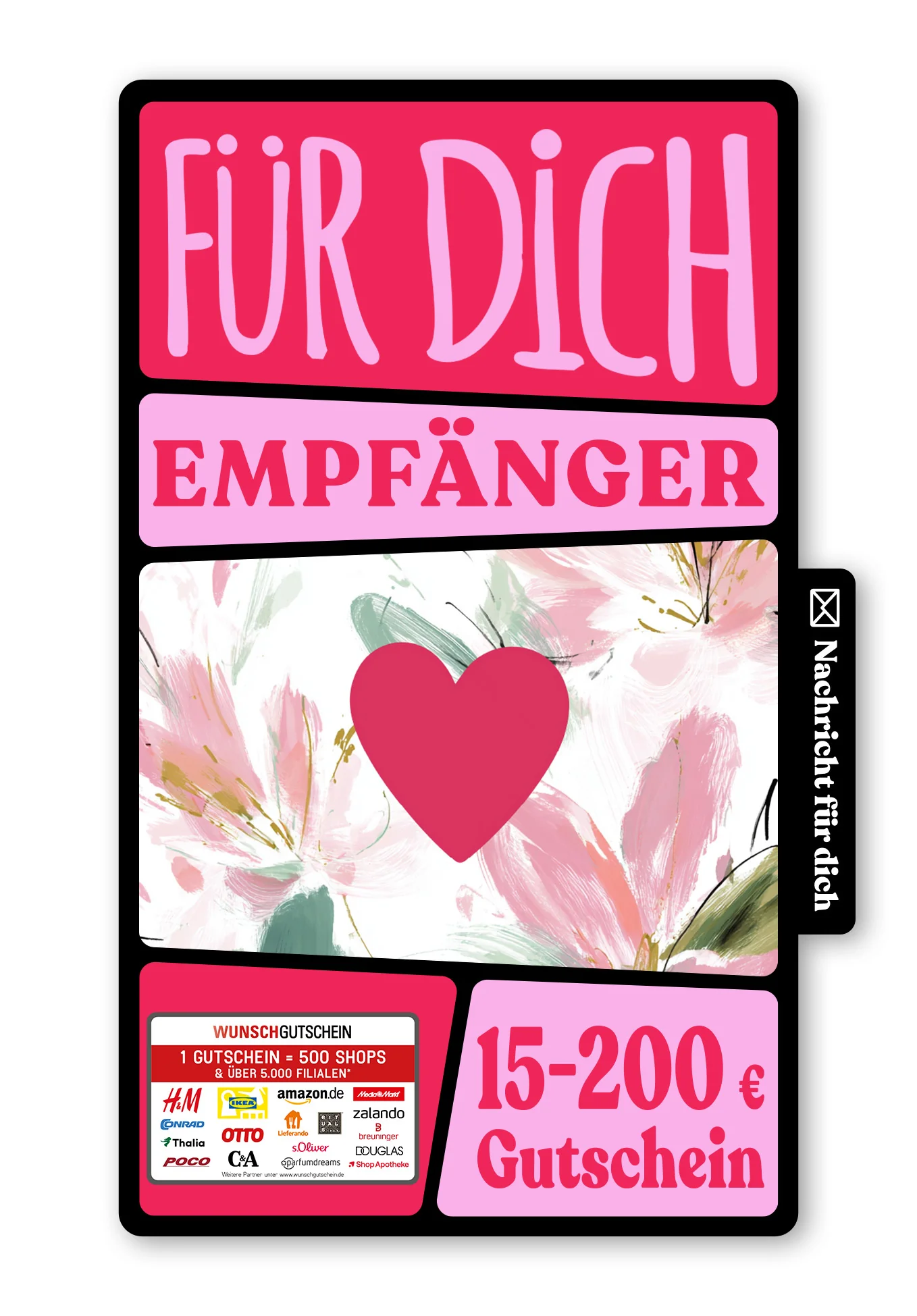 Digital - Für die beste Mama - Blumenmuster