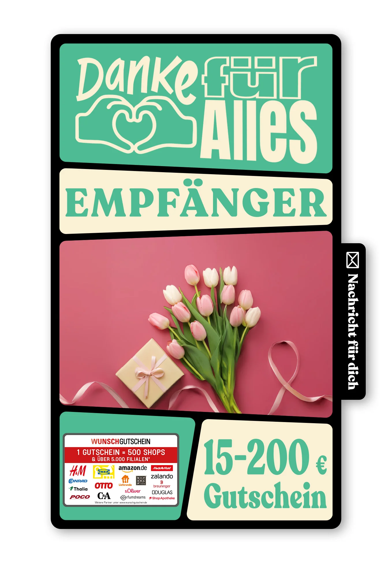 Digital - Für die beste Mama - Tulpen Geschenk