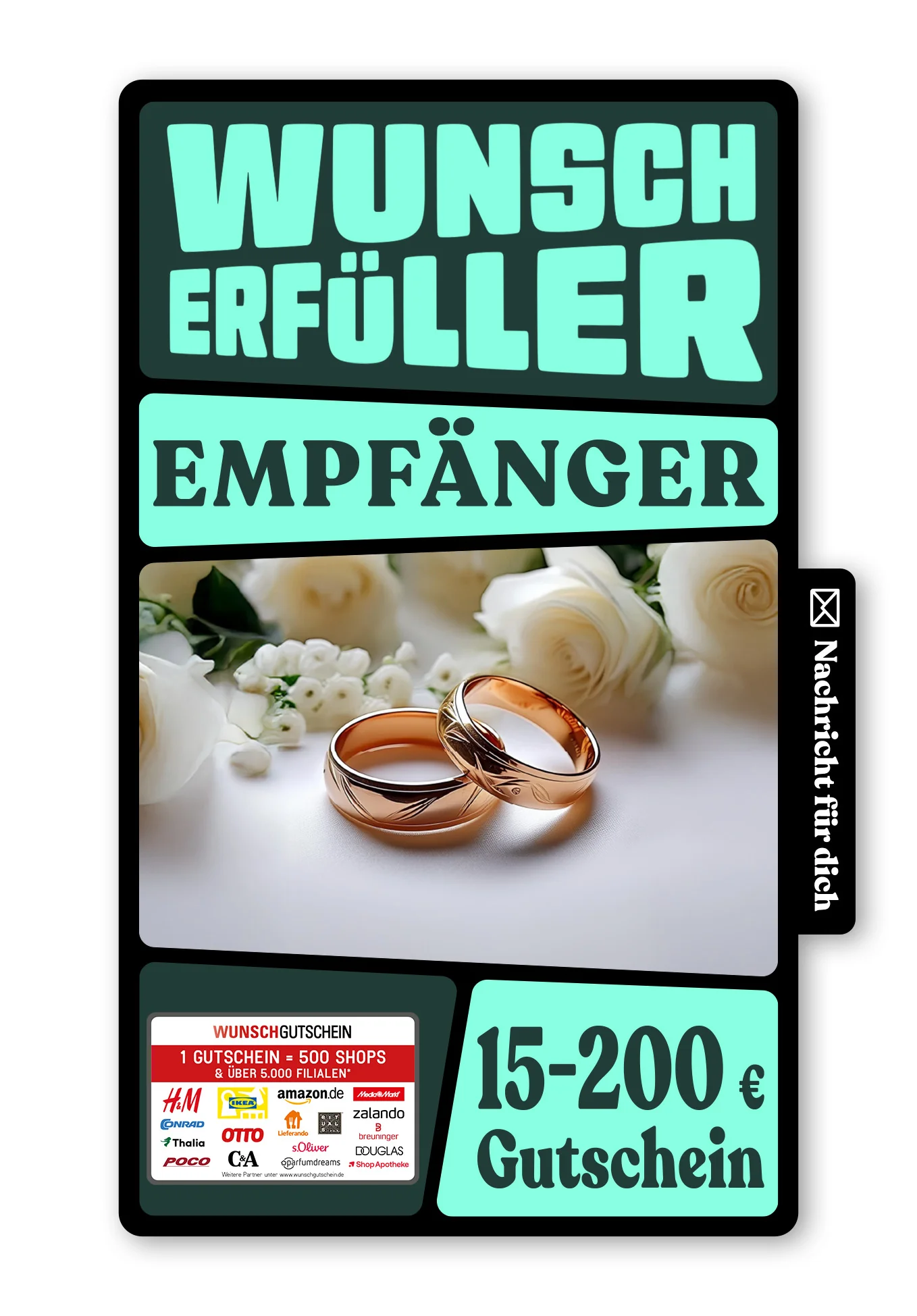 Digital - Glückwunsch - Ringe