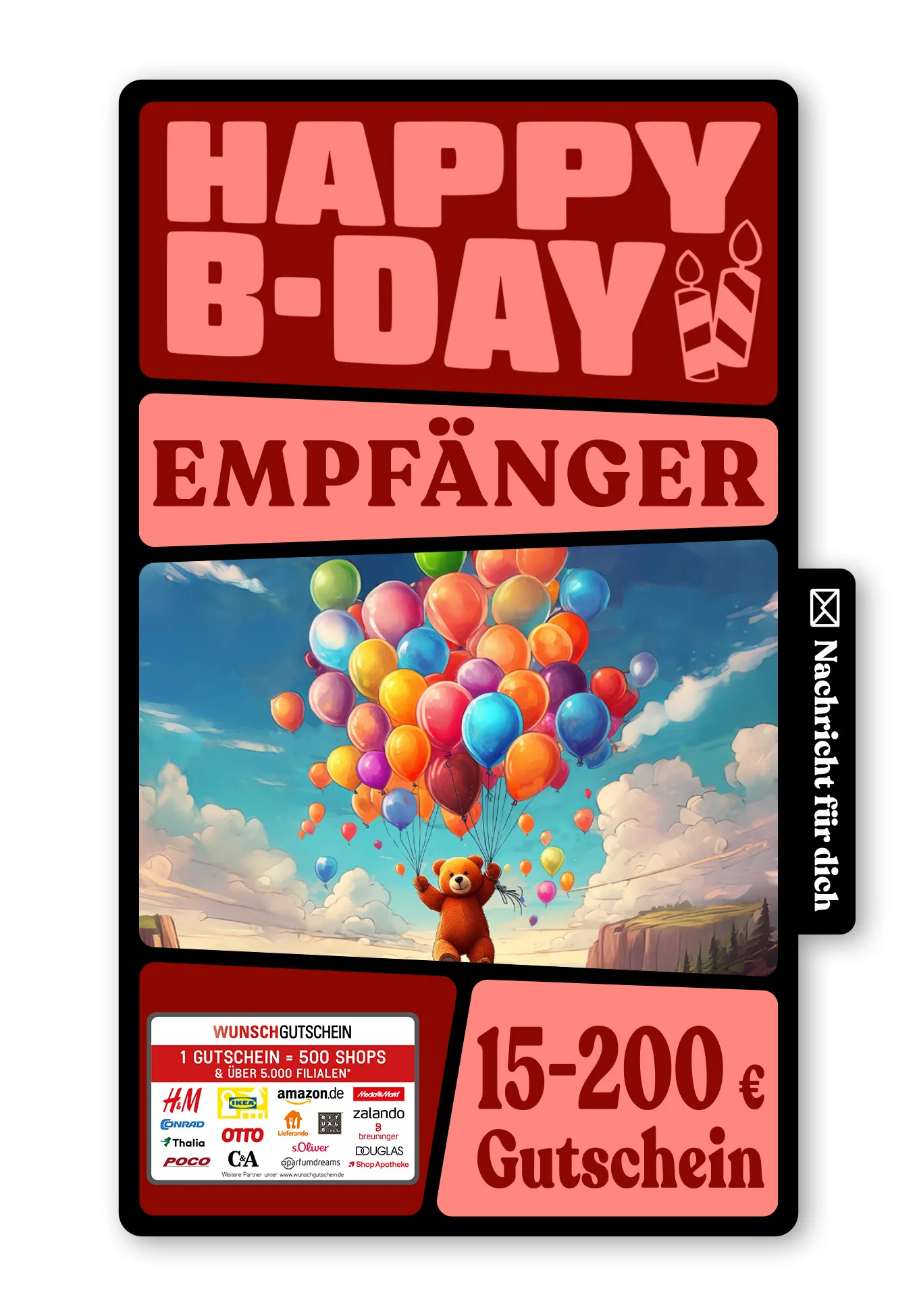 Digital - Happy Birthday - Bär
