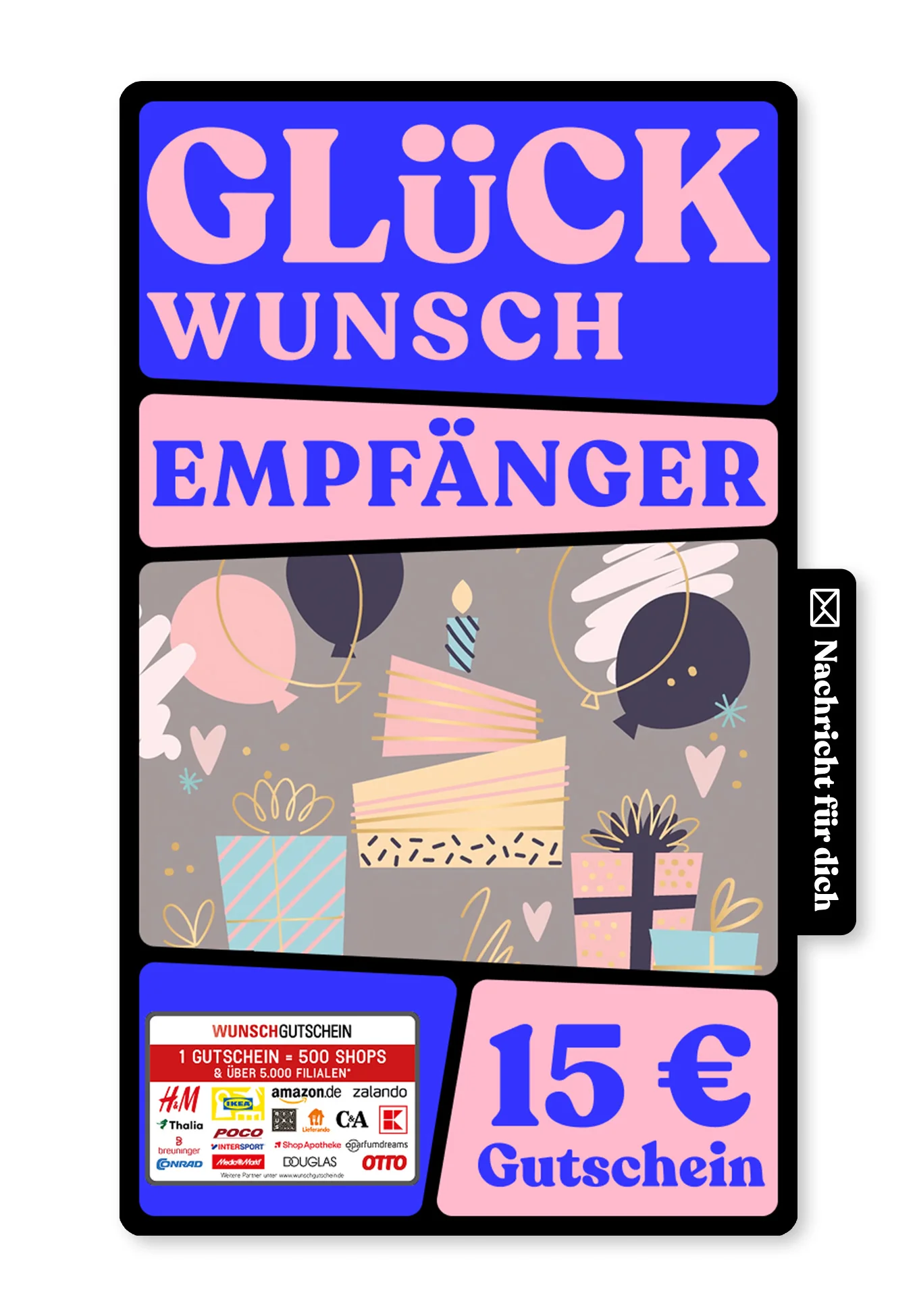 Digital - Happy Birthday - Grau