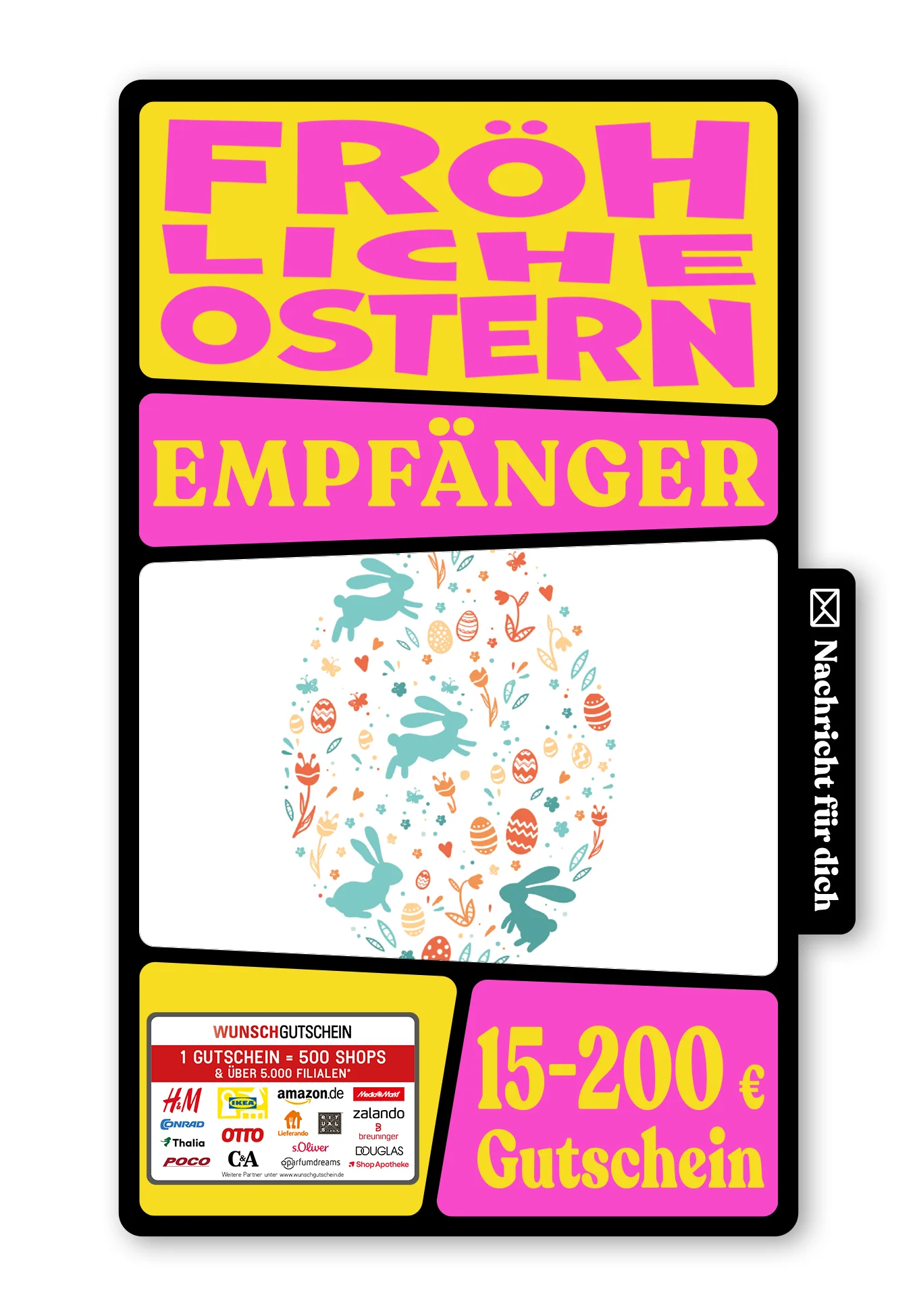 Digital - Happy Easter - Ei Bunt