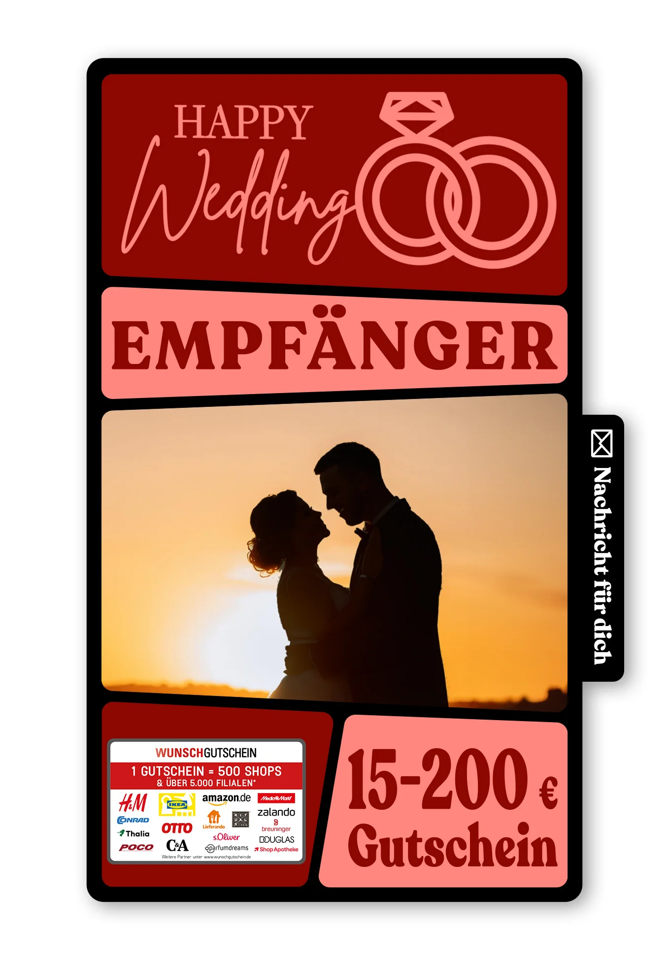 Digital - Herzlichen Glückwunsch - Sonnenuntergang