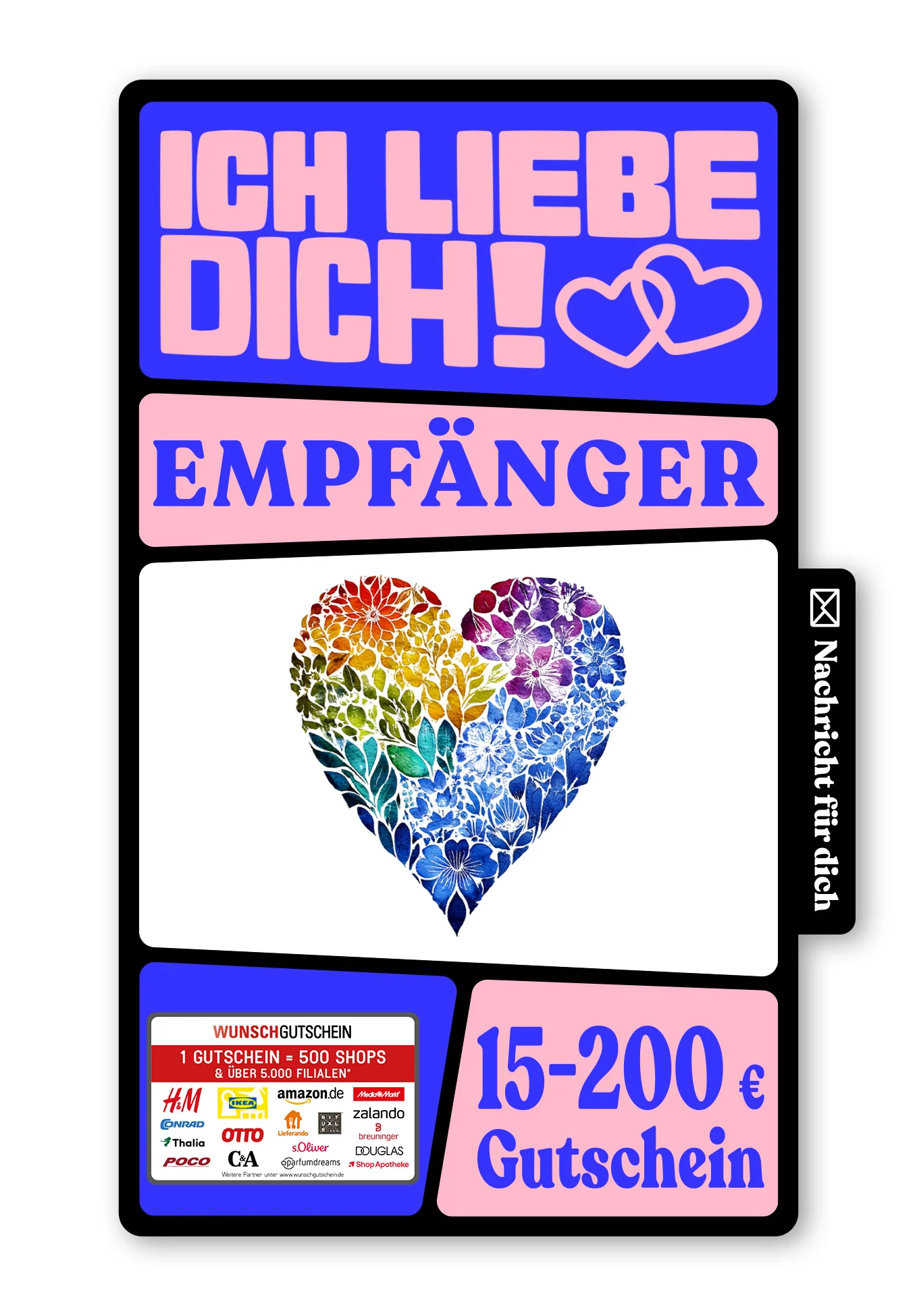 Digital - I love you - Herz Bunt
