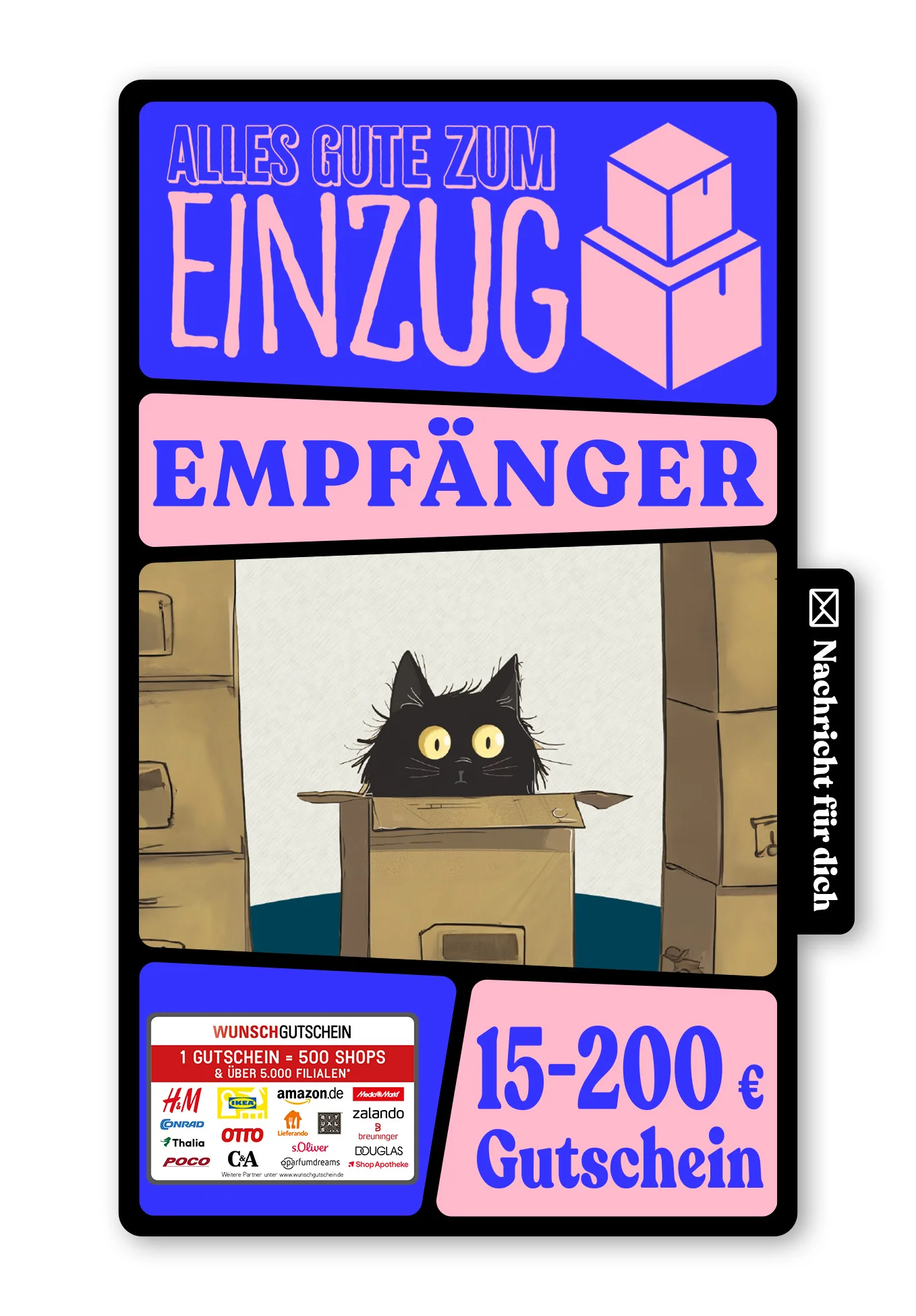 Digital - Kleiner Umzugshelfer - Katze