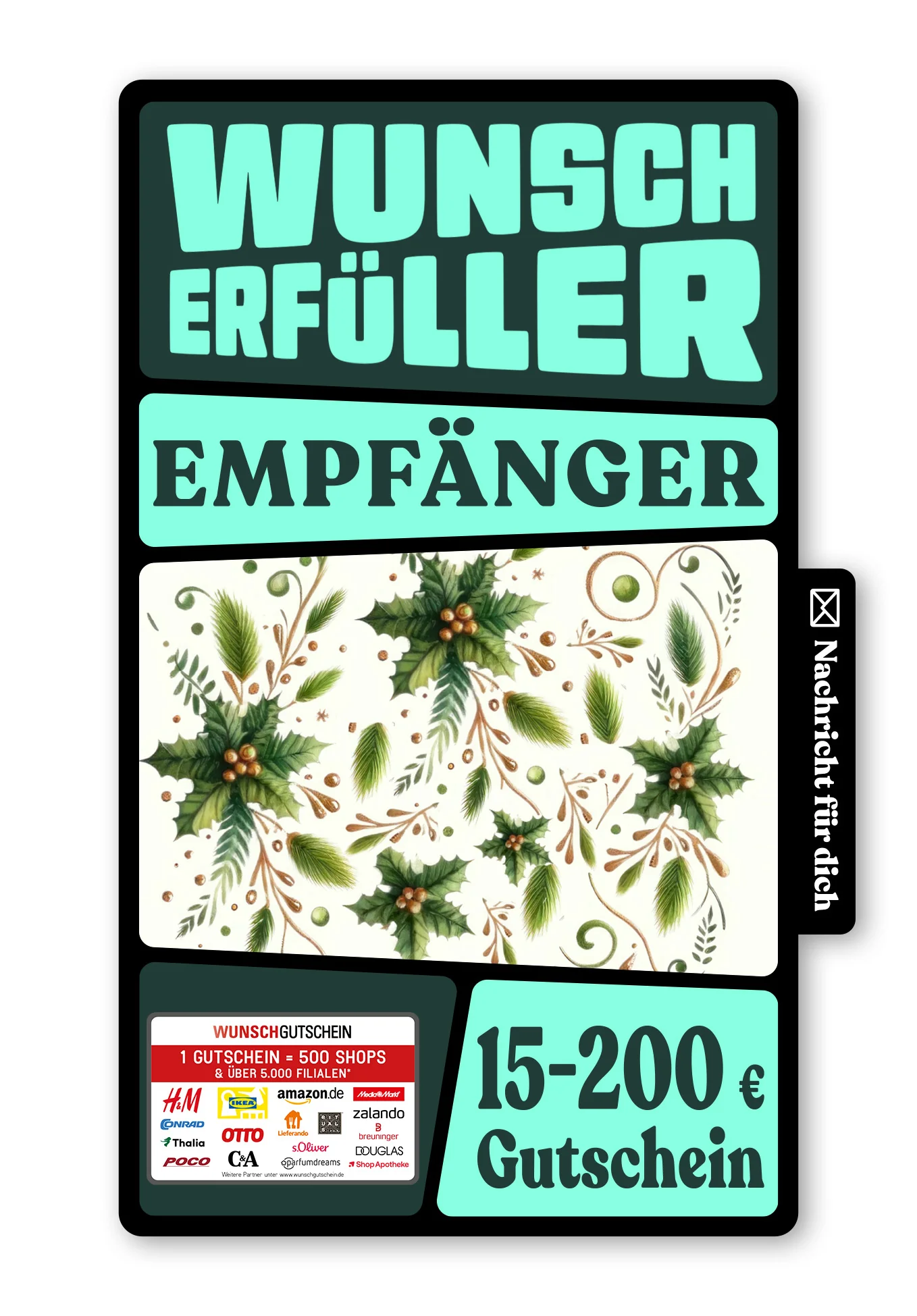 Digital - Merry Christmas - Zweige