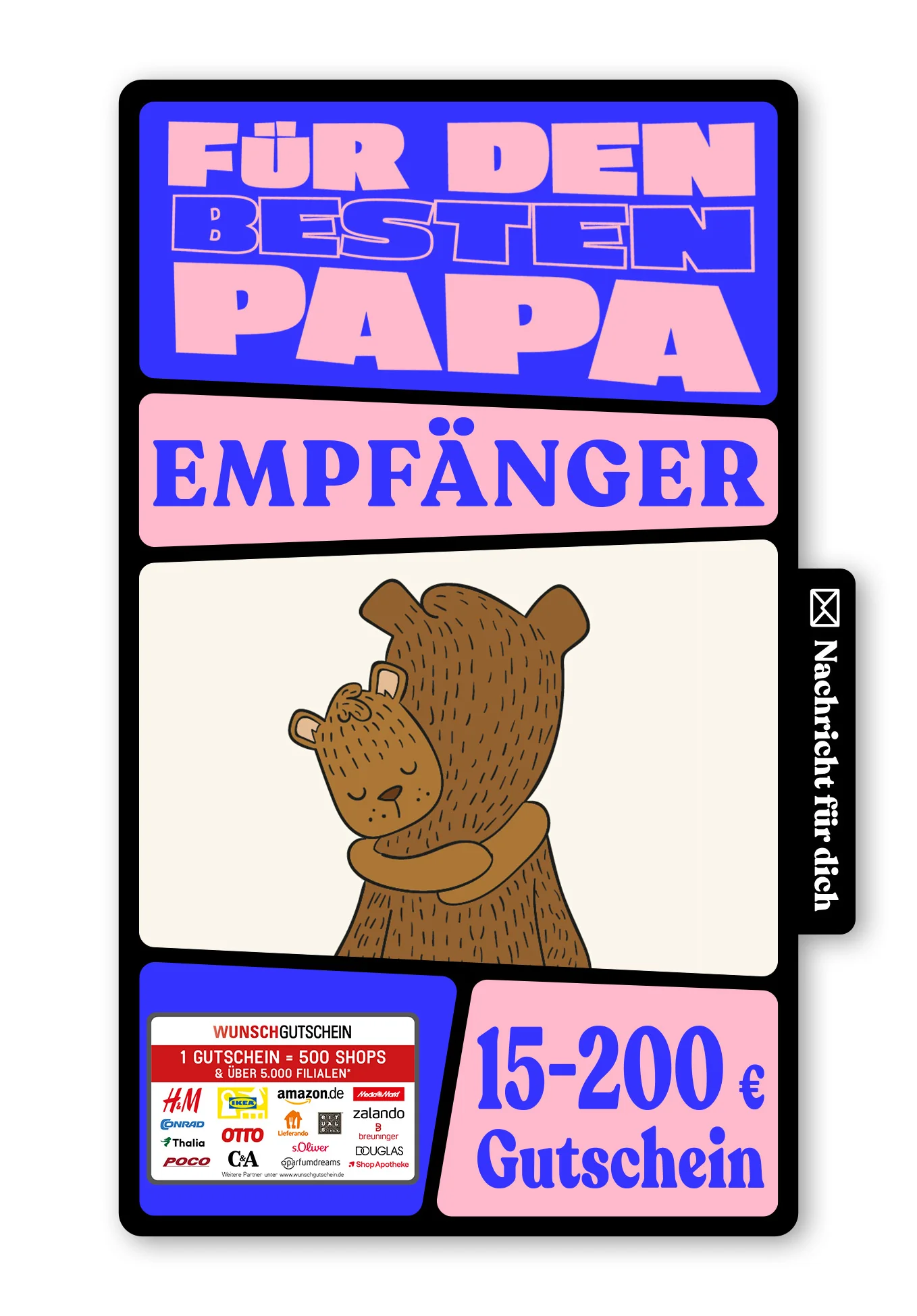 Digital - Papa ich hab dich lieb - Bären