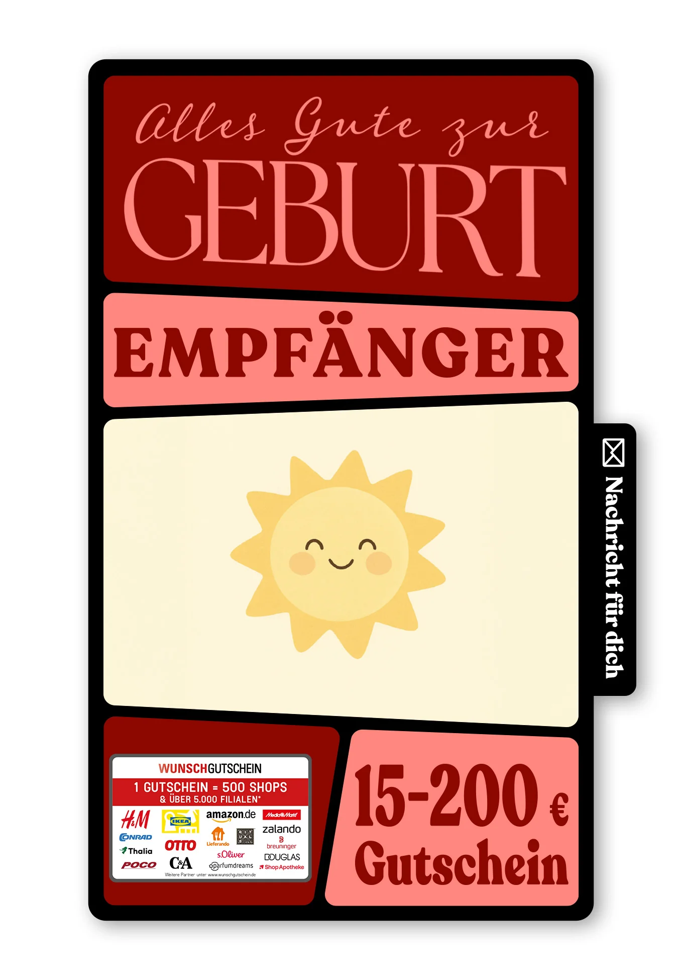 Digital - Willkommen Sonnenschein - Sonne