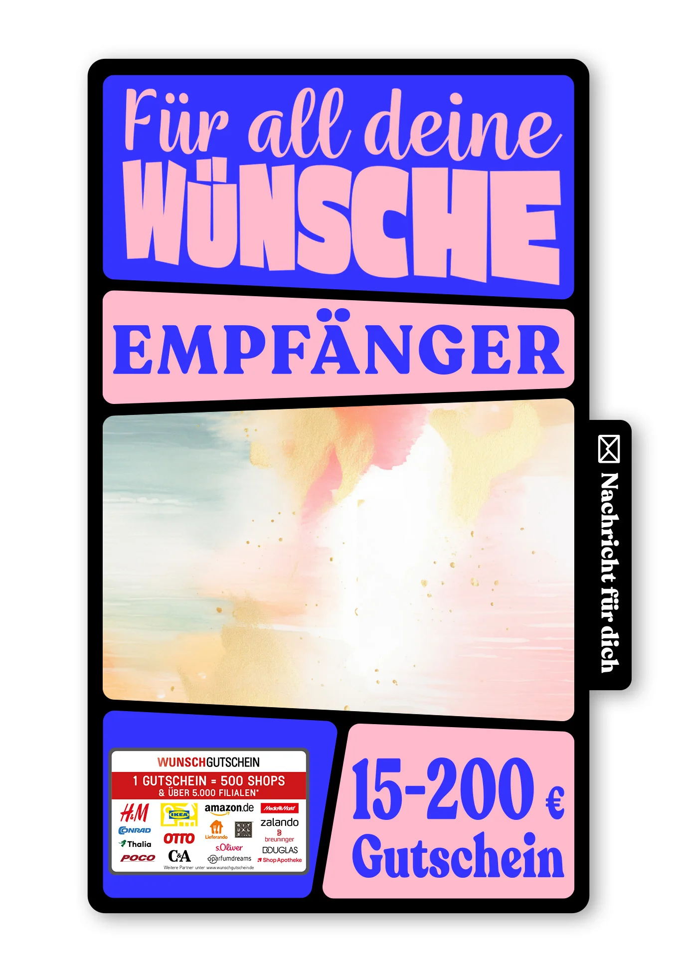 Digital - Wunscherfüller - Aquarell Bunt